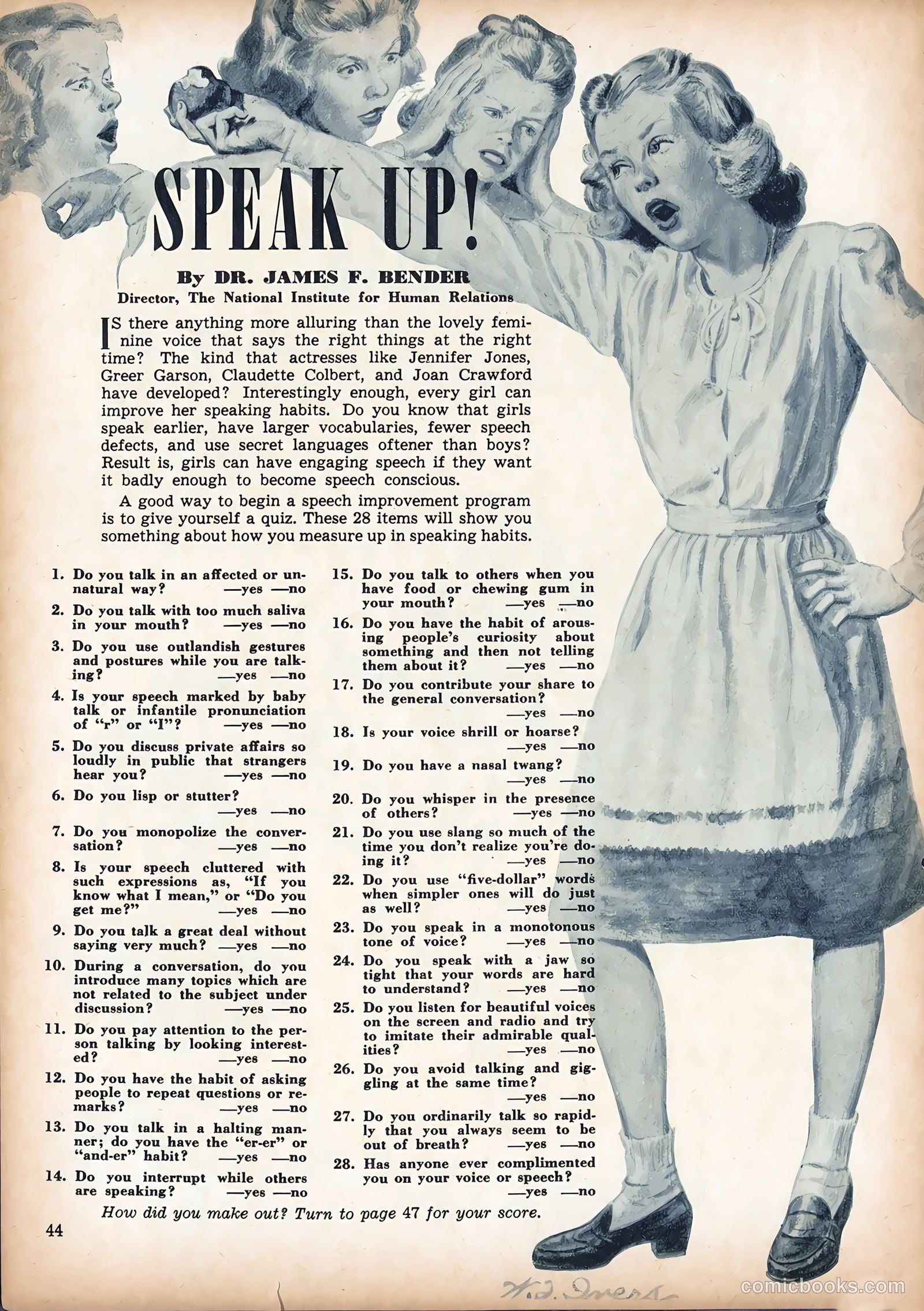 Calling All Girls #45 (1958) — page 44 of 68