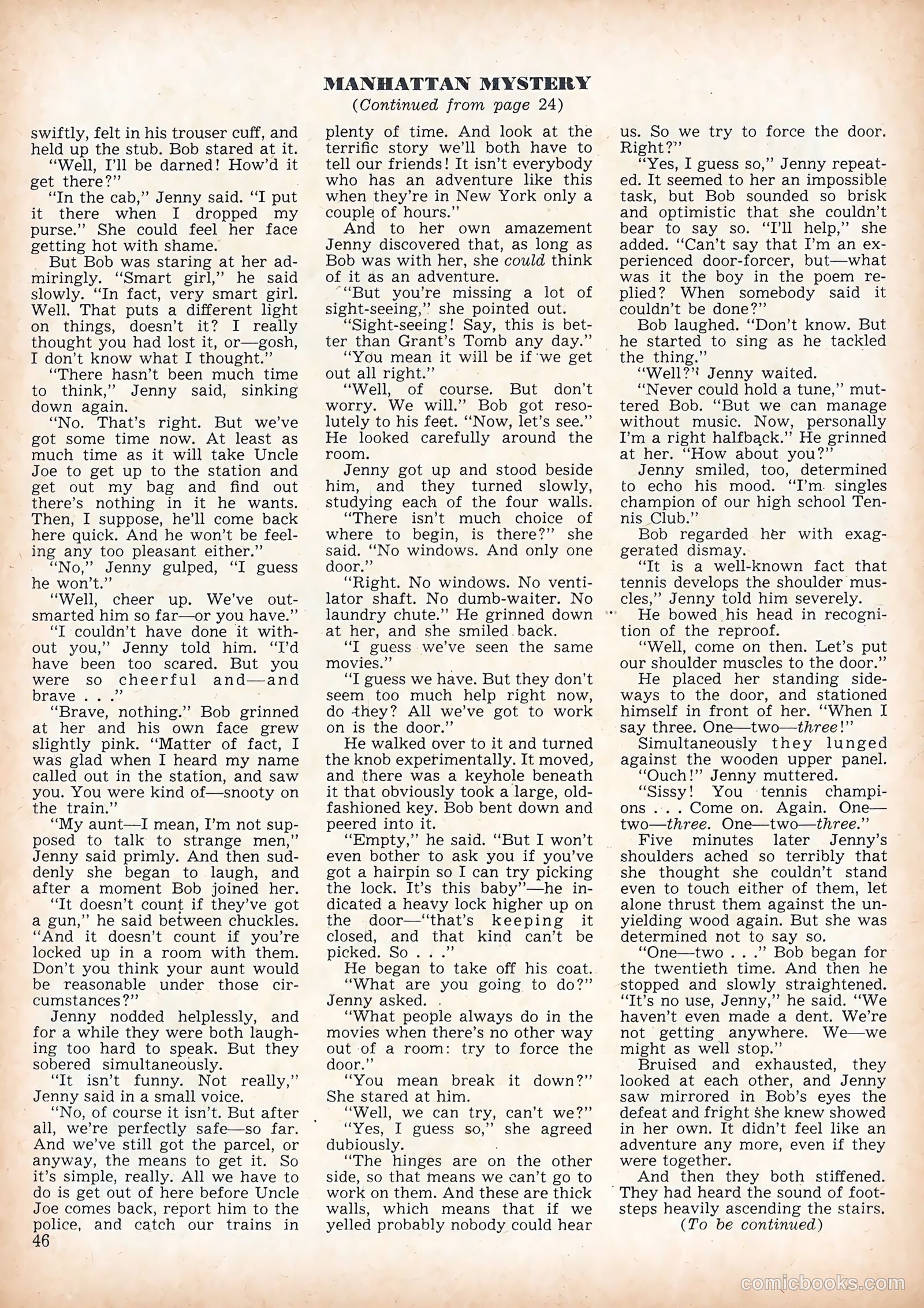 Calling All Girls #45 (1958) — page 46 of 68
