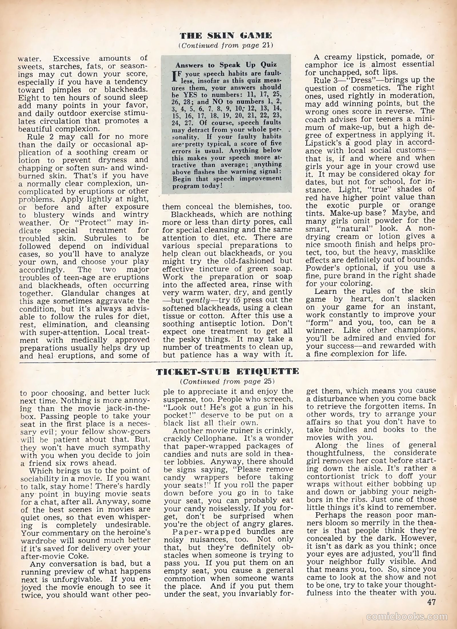 Calling All Girls #45 (1958) — page 47 of 68
