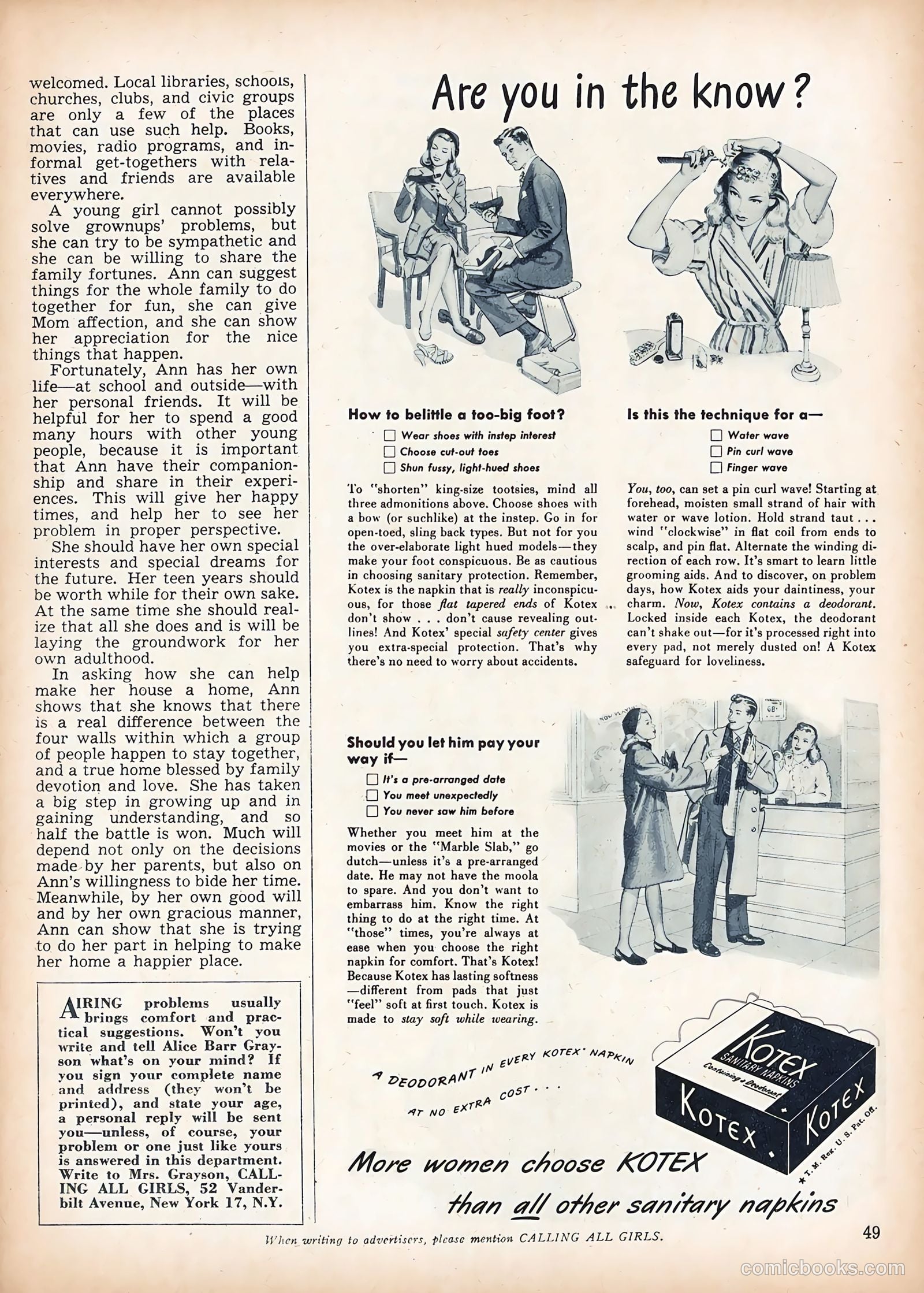 Calling All Girls #45 (1958) — page 49 of 68