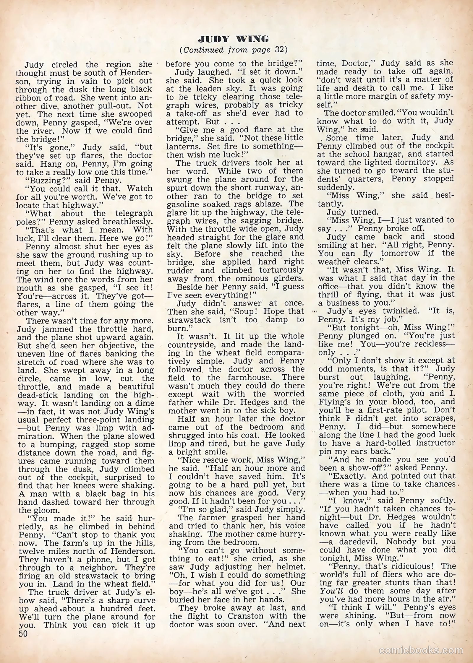 Calling All Girls #45 (1958) — page 50 of 68