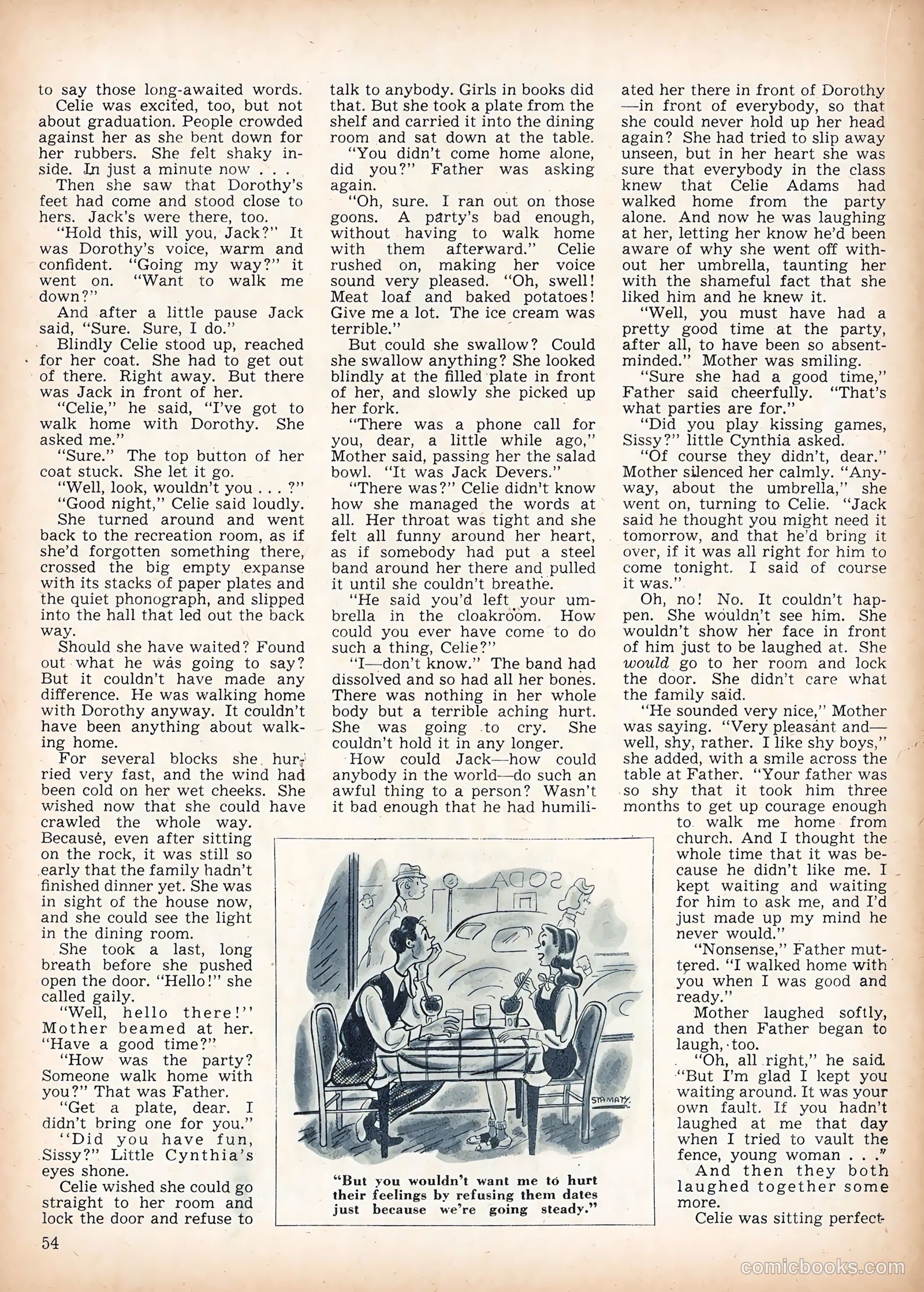 Calling All Girls #45 (1958) — page 54 of 68