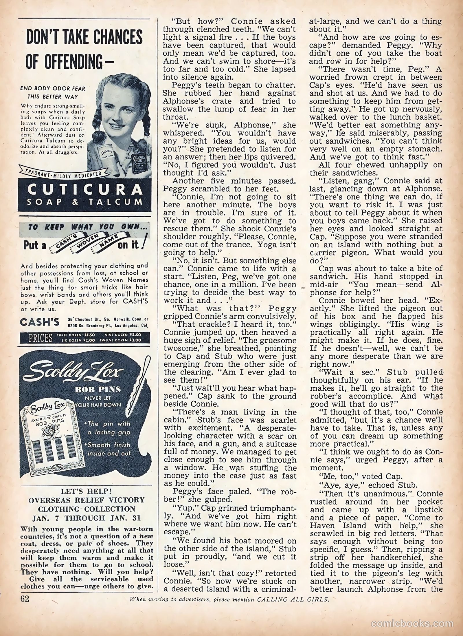 Calling All Girls #45 (1958) — page 62 of 68