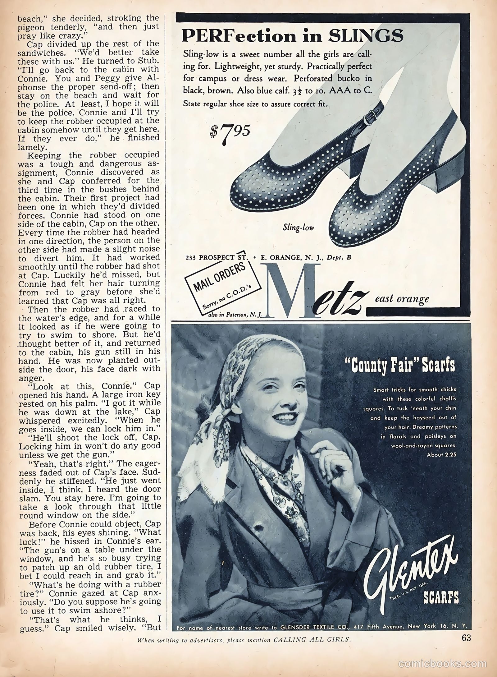 Calling All Girls #45 (1958) — page 63 of 68