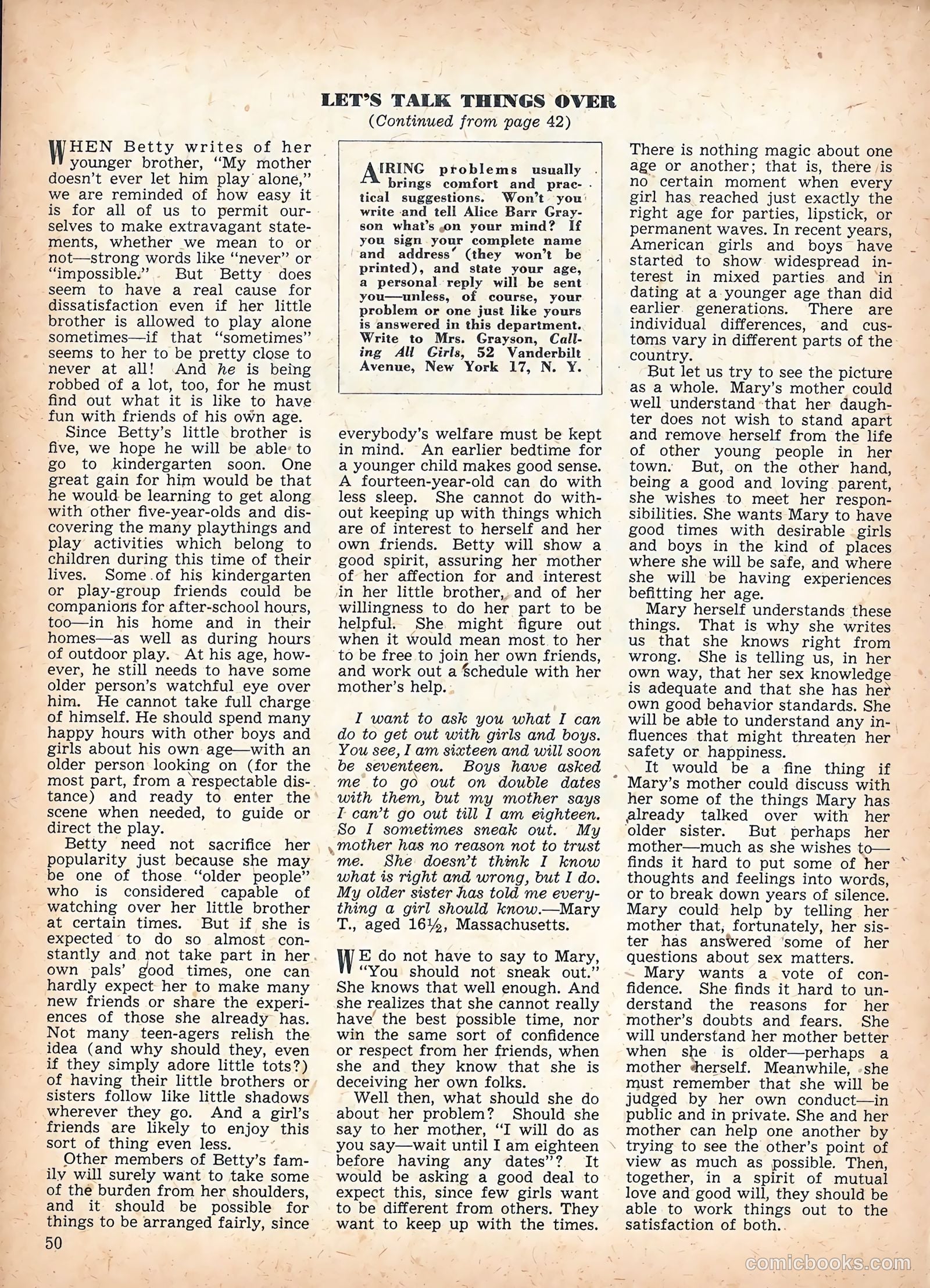 Calling All Girls #47 (1959) — page 60 of 94
