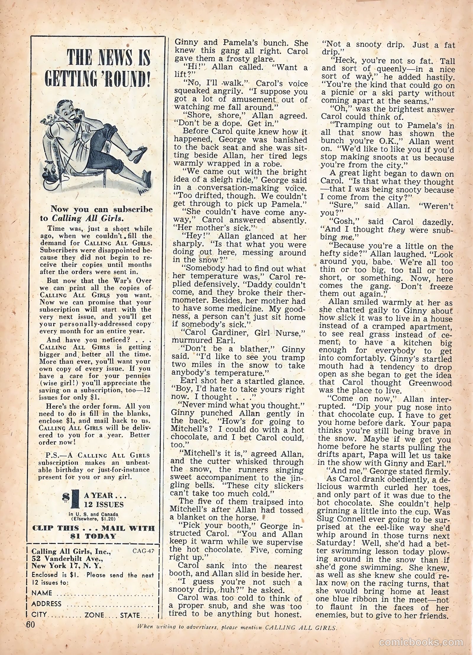 Calling All Girls #47 (1959) — page 70 of 94