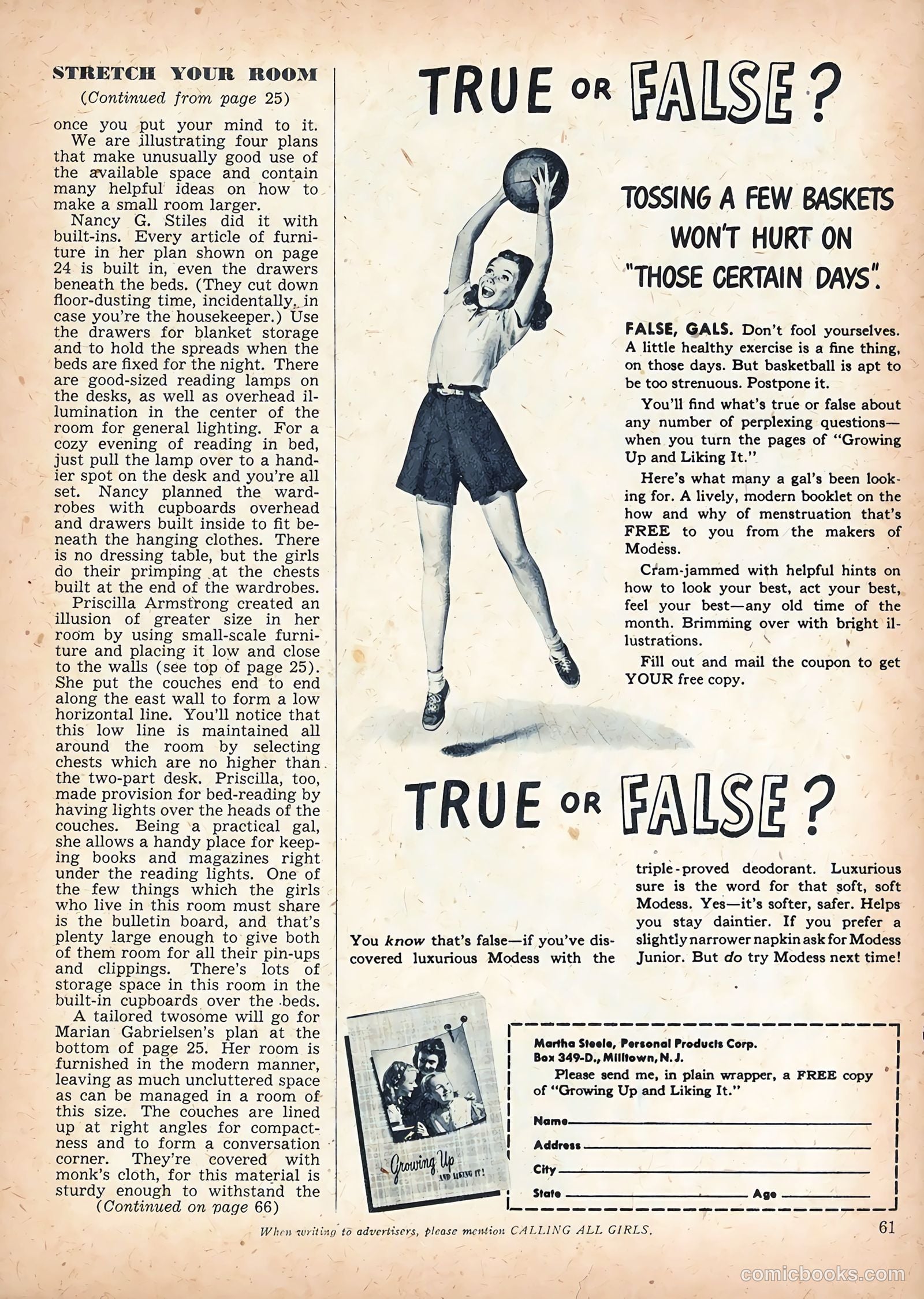 Calling All Girls #47 (1959) — page 71 of 94