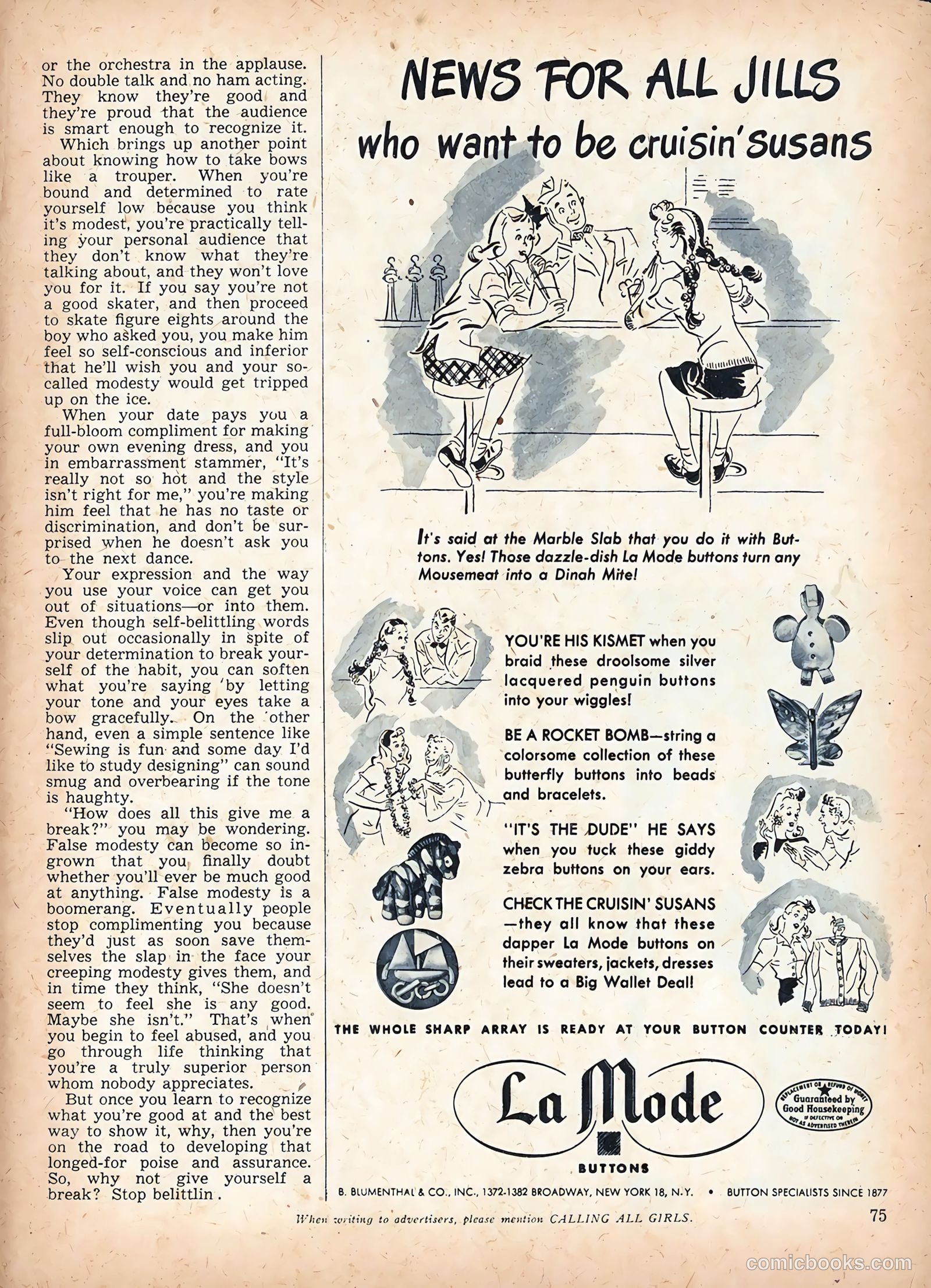 Calling All Girls #47 (1959) — page 85 of 94