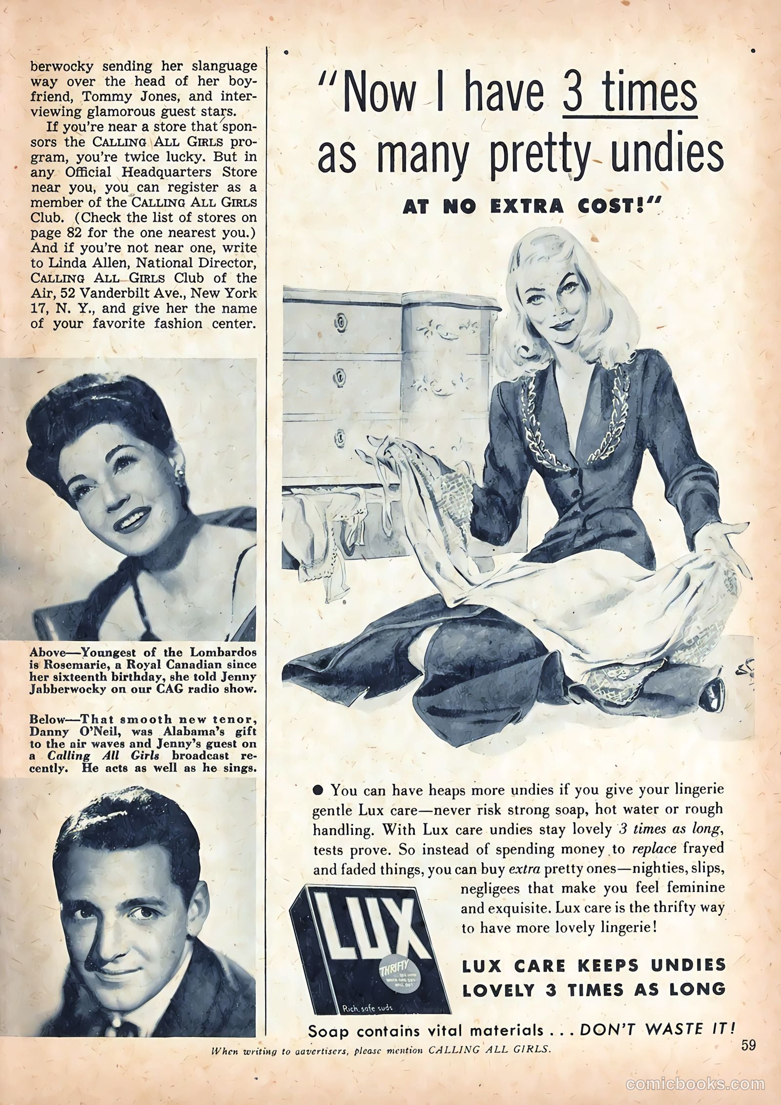 Calling All Girls #48 (1959) — page 63 of 88