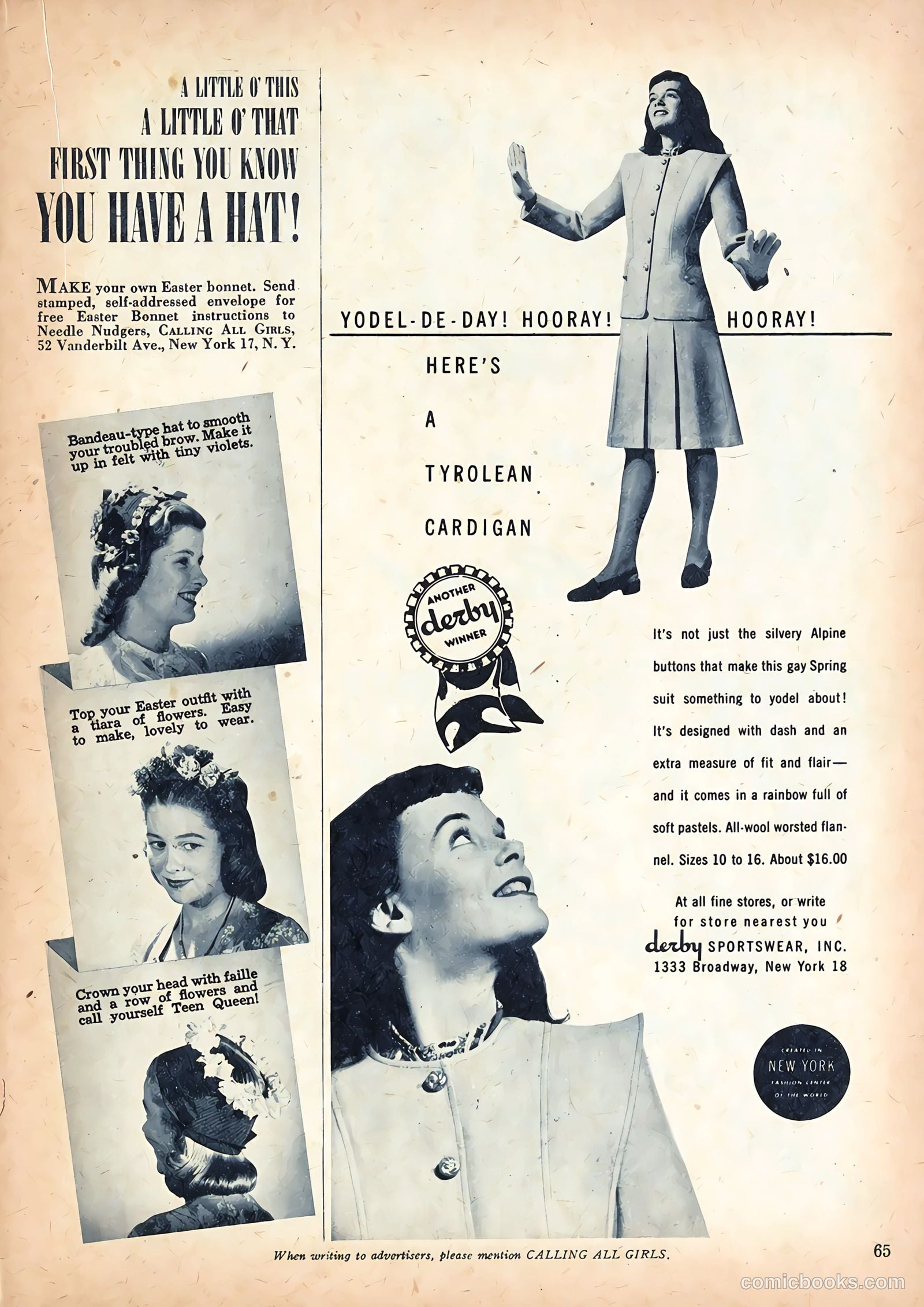 Calling All Girls #48 (1959) — page 69 of 88
