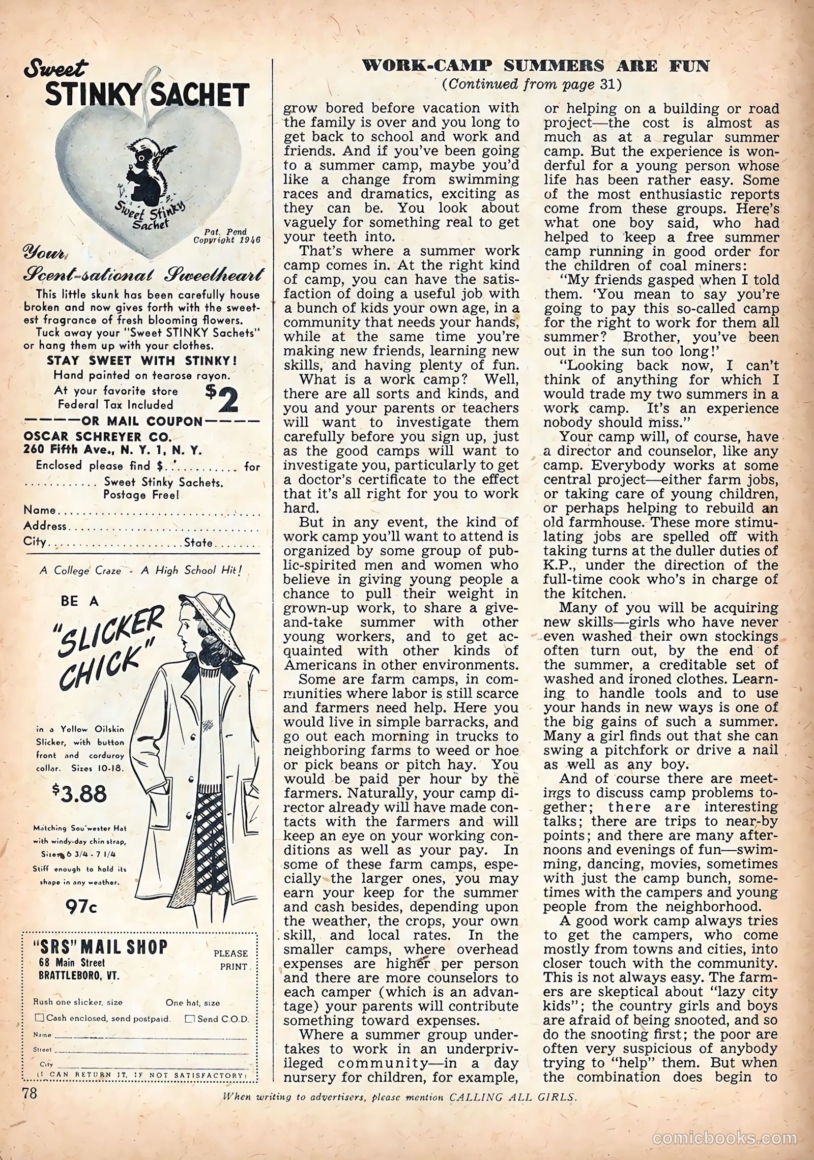 Calling All Girls #48 (1959) — page 82 of 88