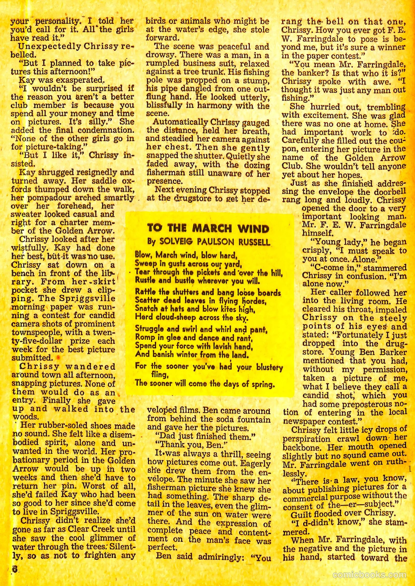 Calling All Girls #5 (1942) — page 8 of 68