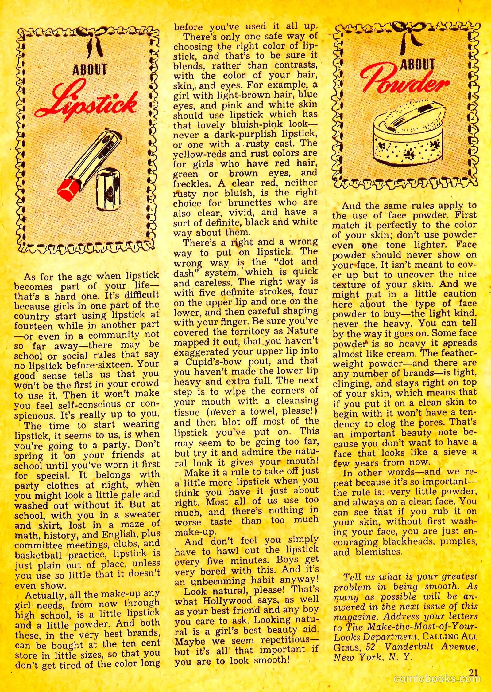 Calling All Girls #5 (1942) — page 23 of 68