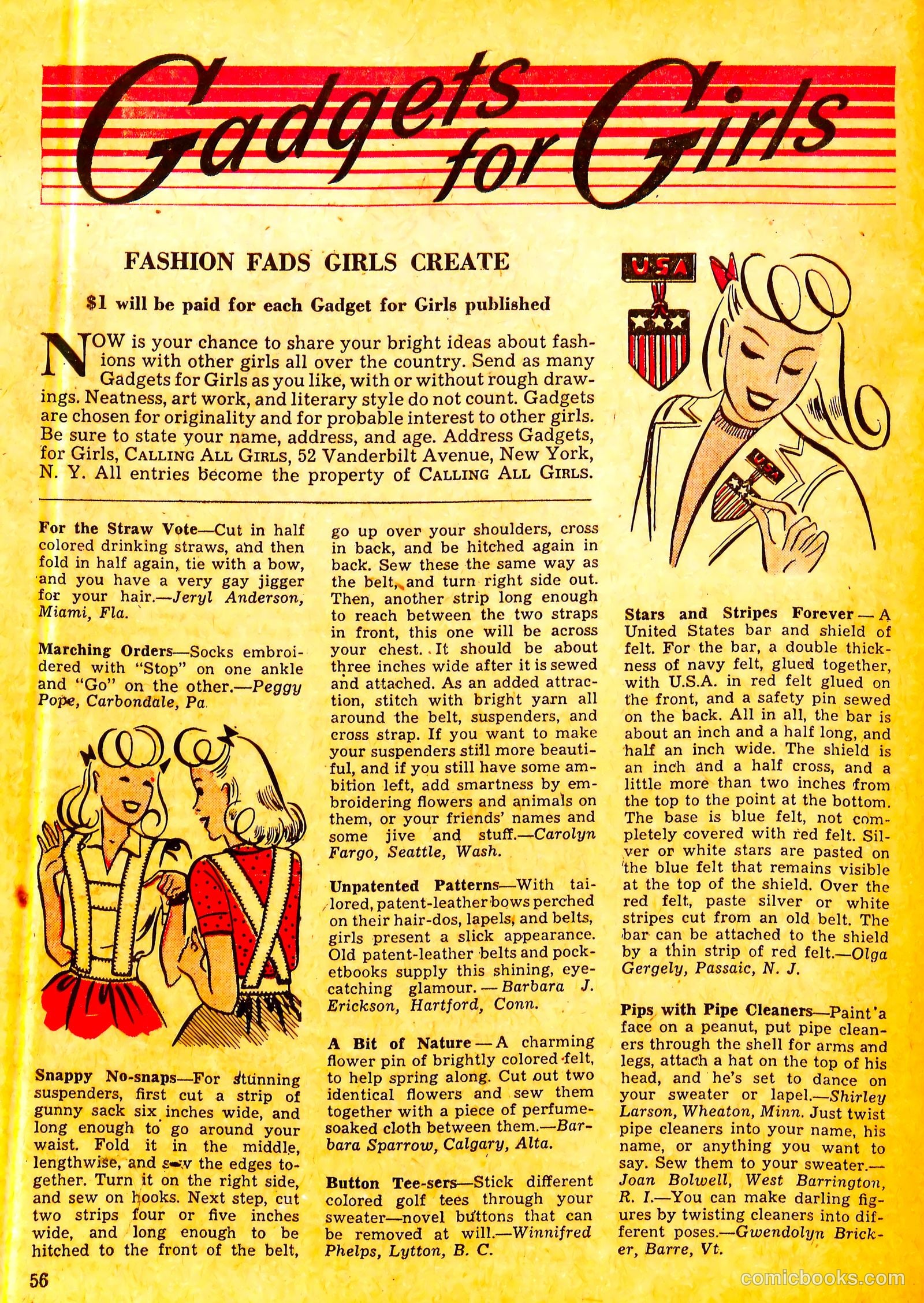 Calling All Girls #5 (1942) — page 58 of 68