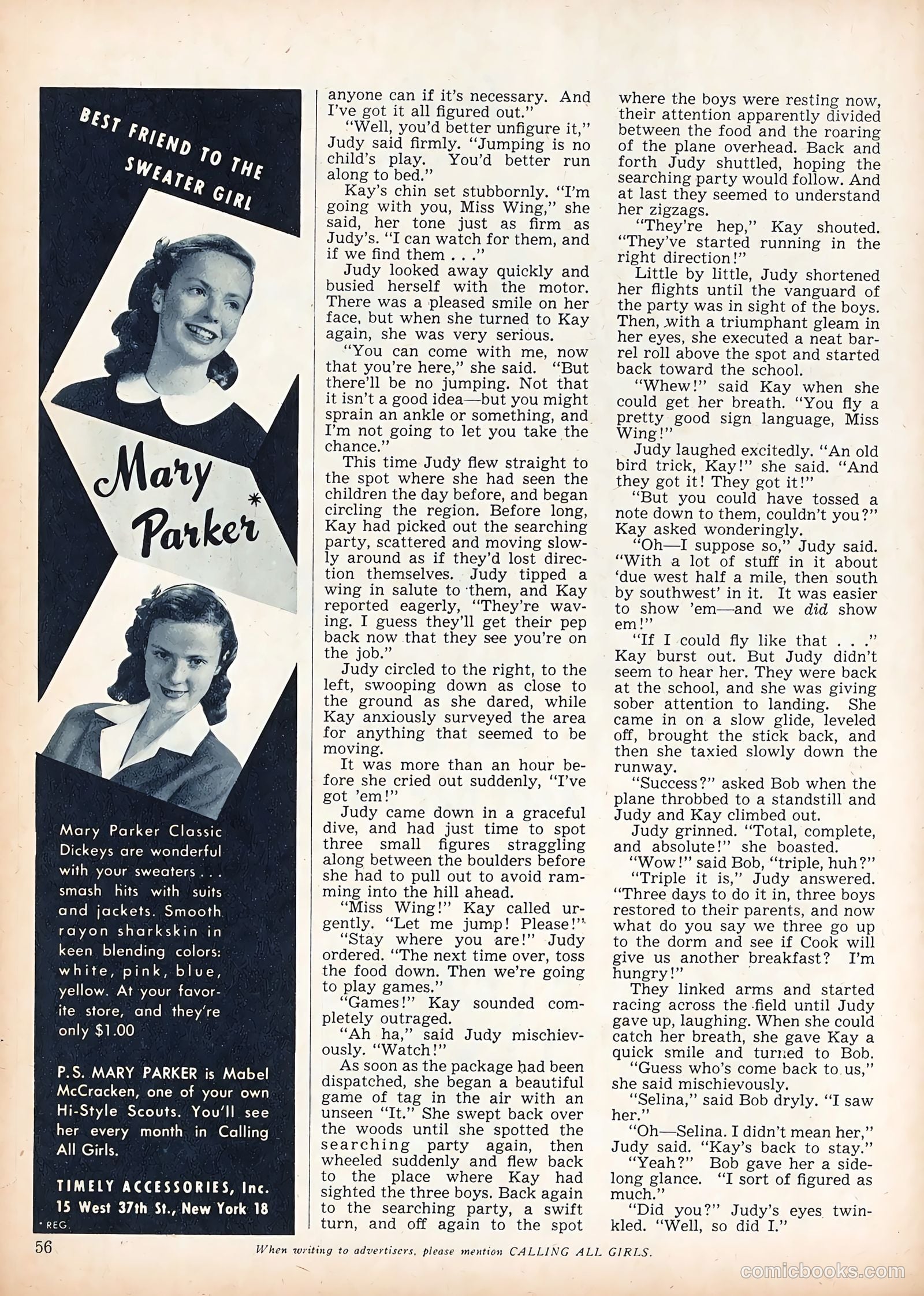 Calling All Girls #51 (1959) — page 53 of 65