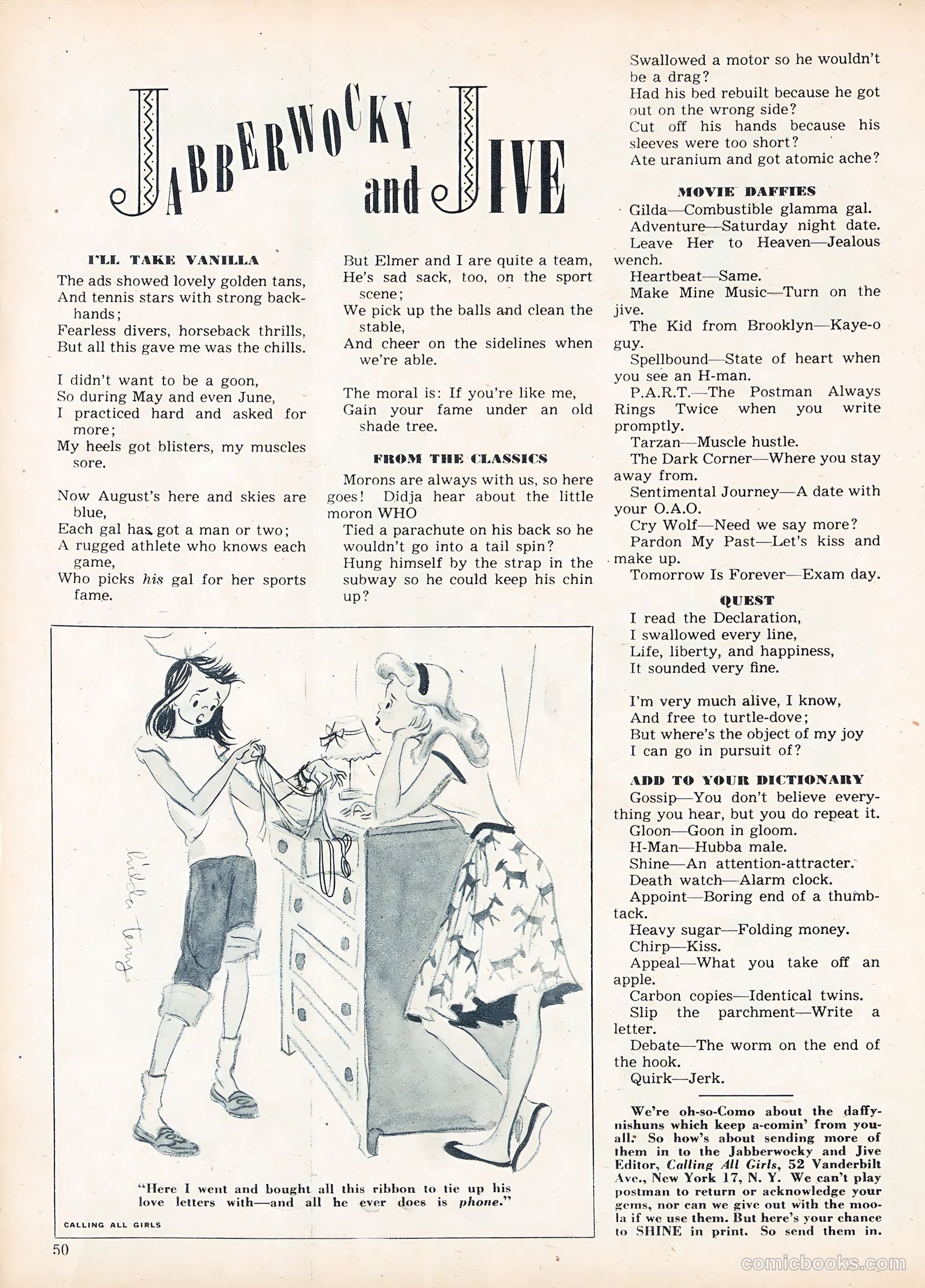 Calling All Girls #52 (1959) — page 54 of 105