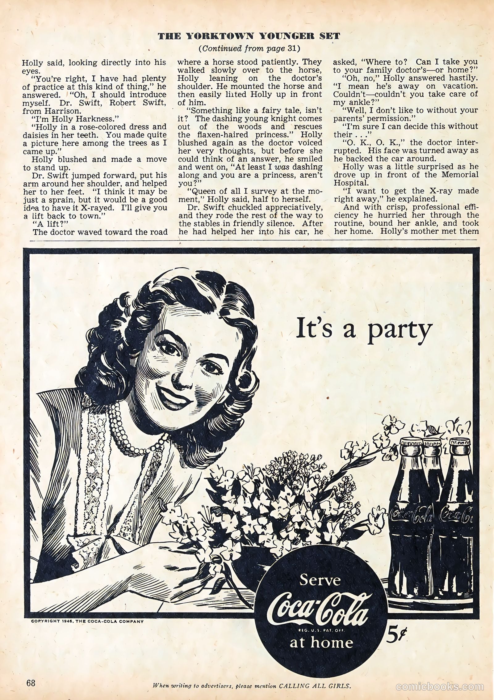 Calling All Girls #52 (1959) — page 73 of 105