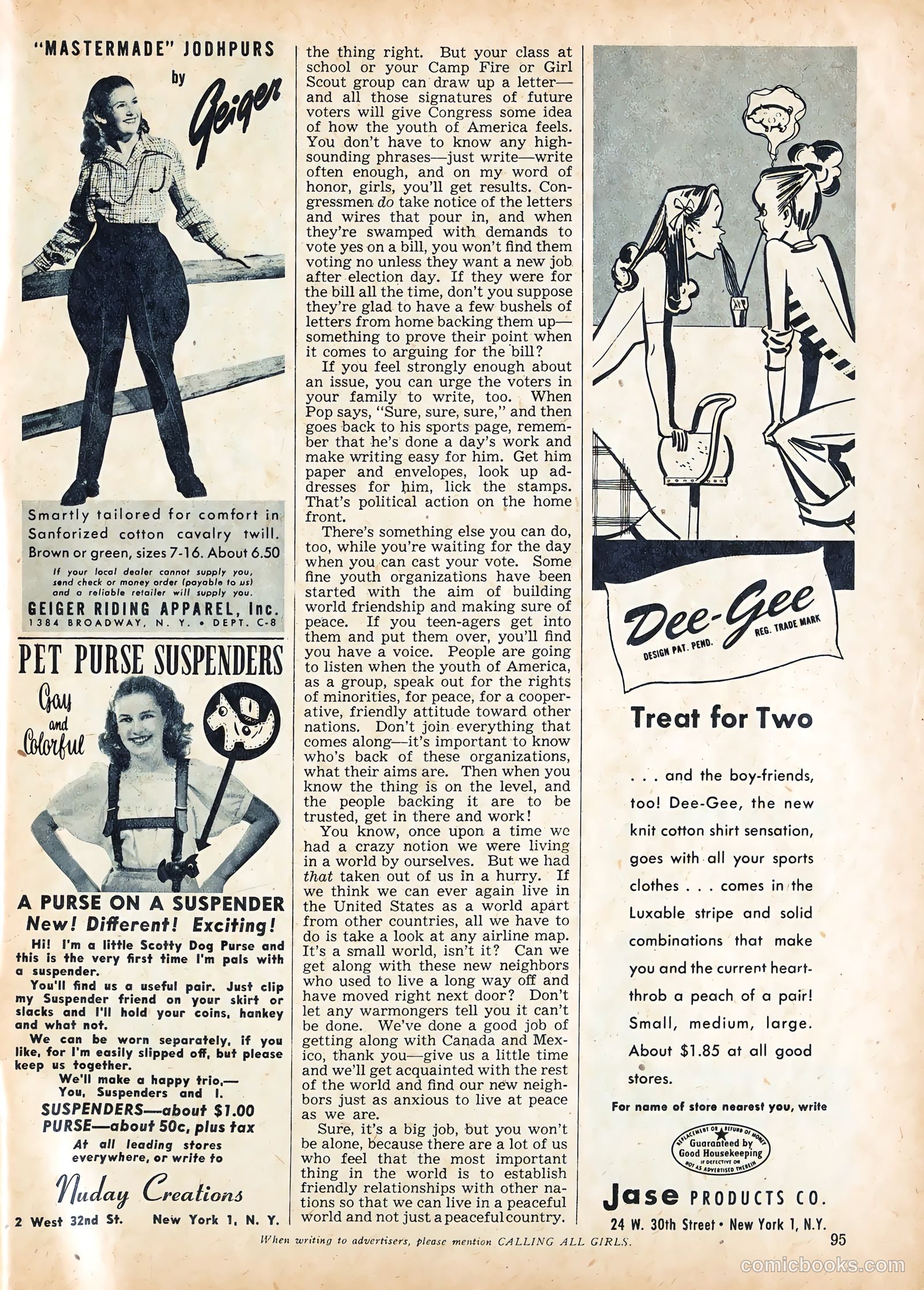 Calling All Girls #52 (1959) — page 100 of 105