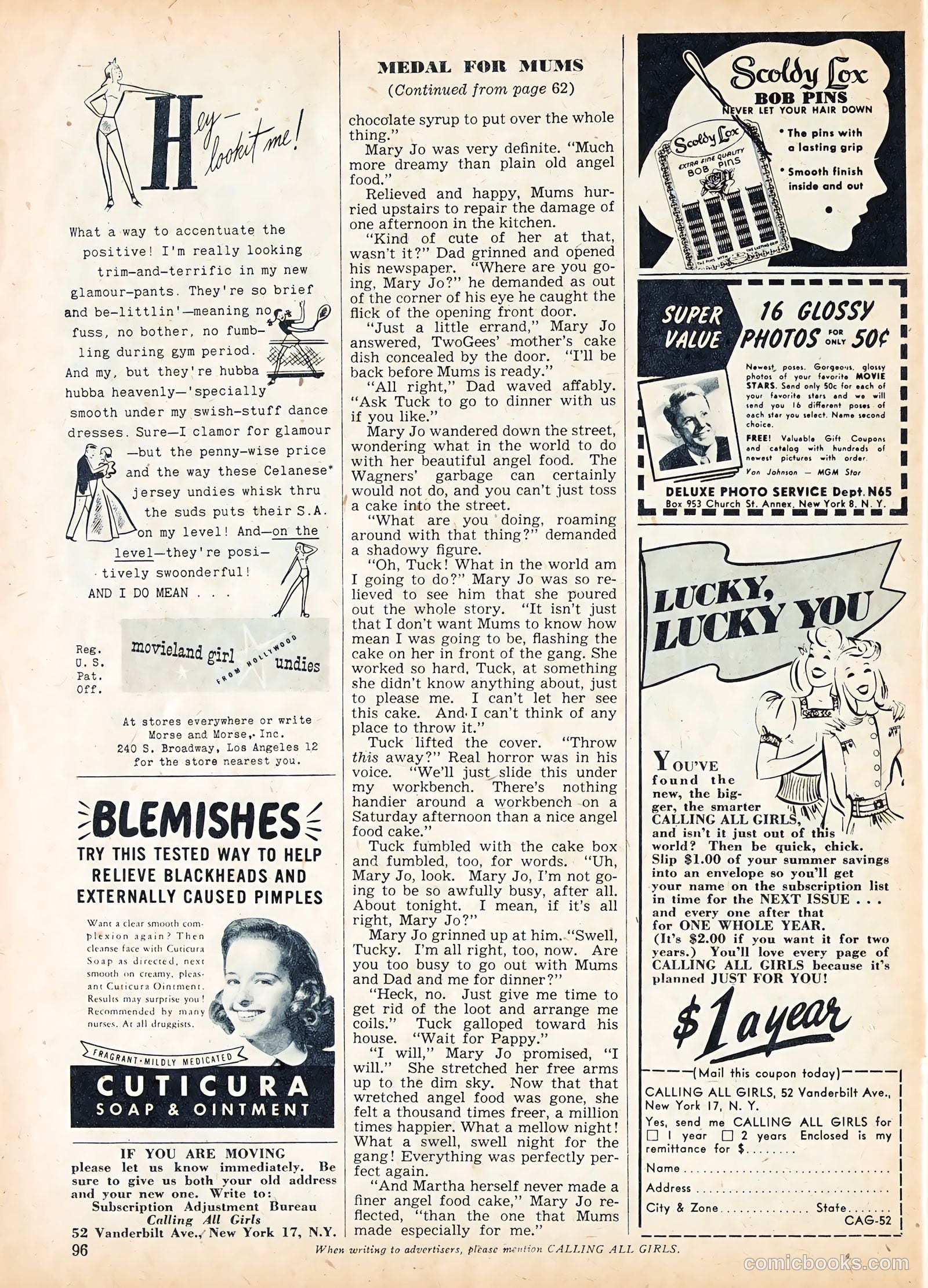 Calling All Girls #52 (1959) — page 101 of 105