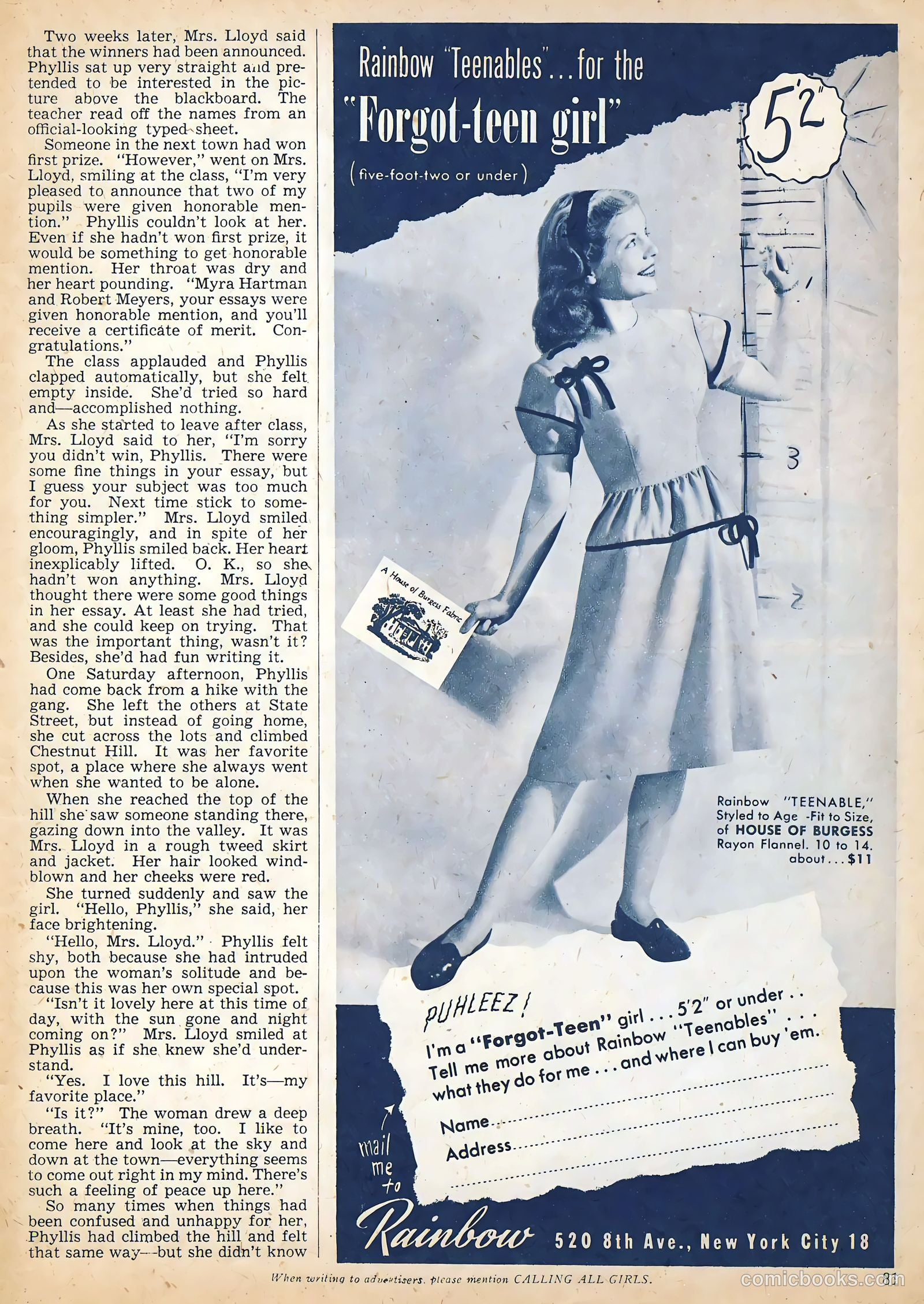 Calling All Girls #53 (1959) — page 81 of 99