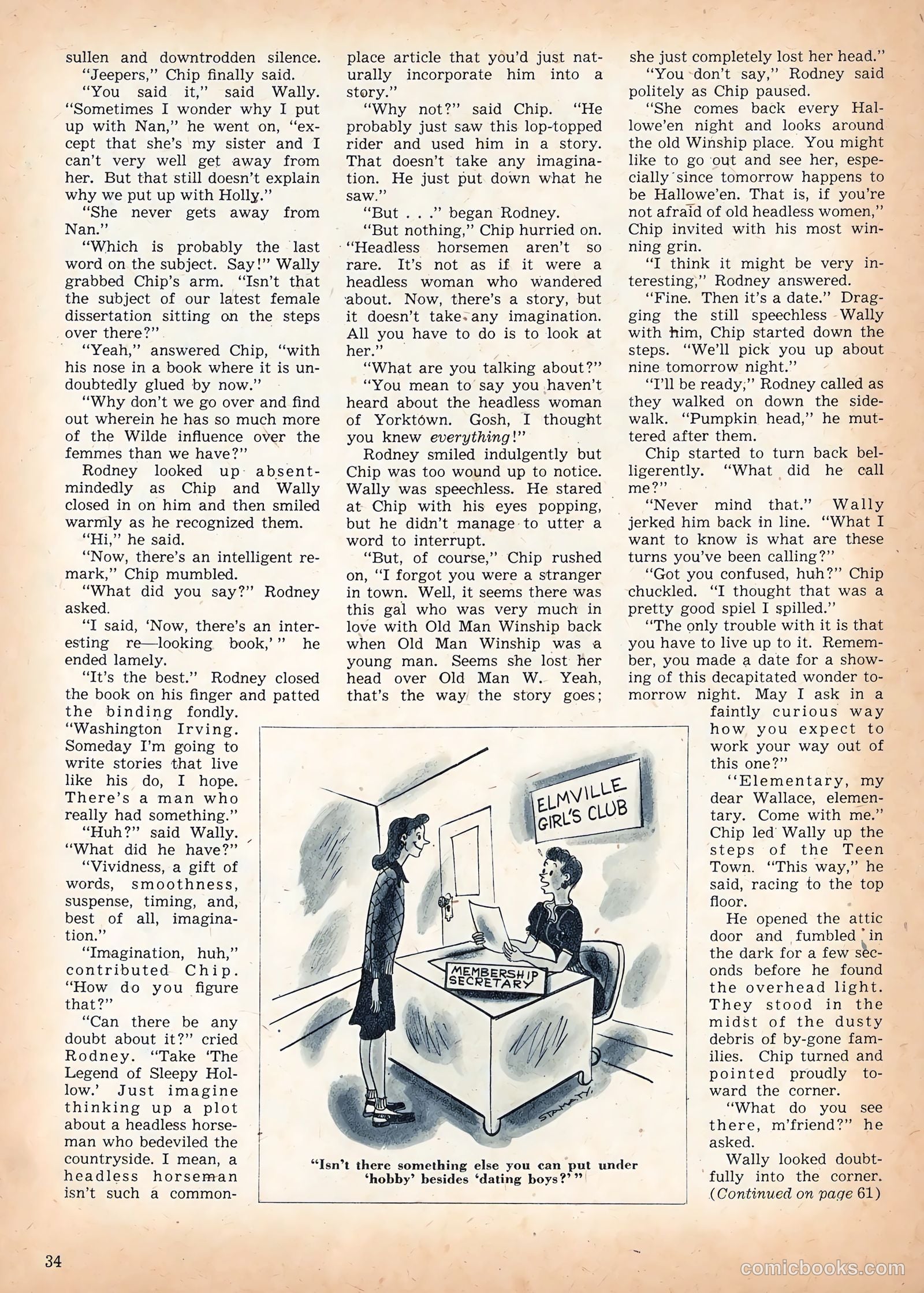 Calling All Girls #54 (1959) — page 35 of 85