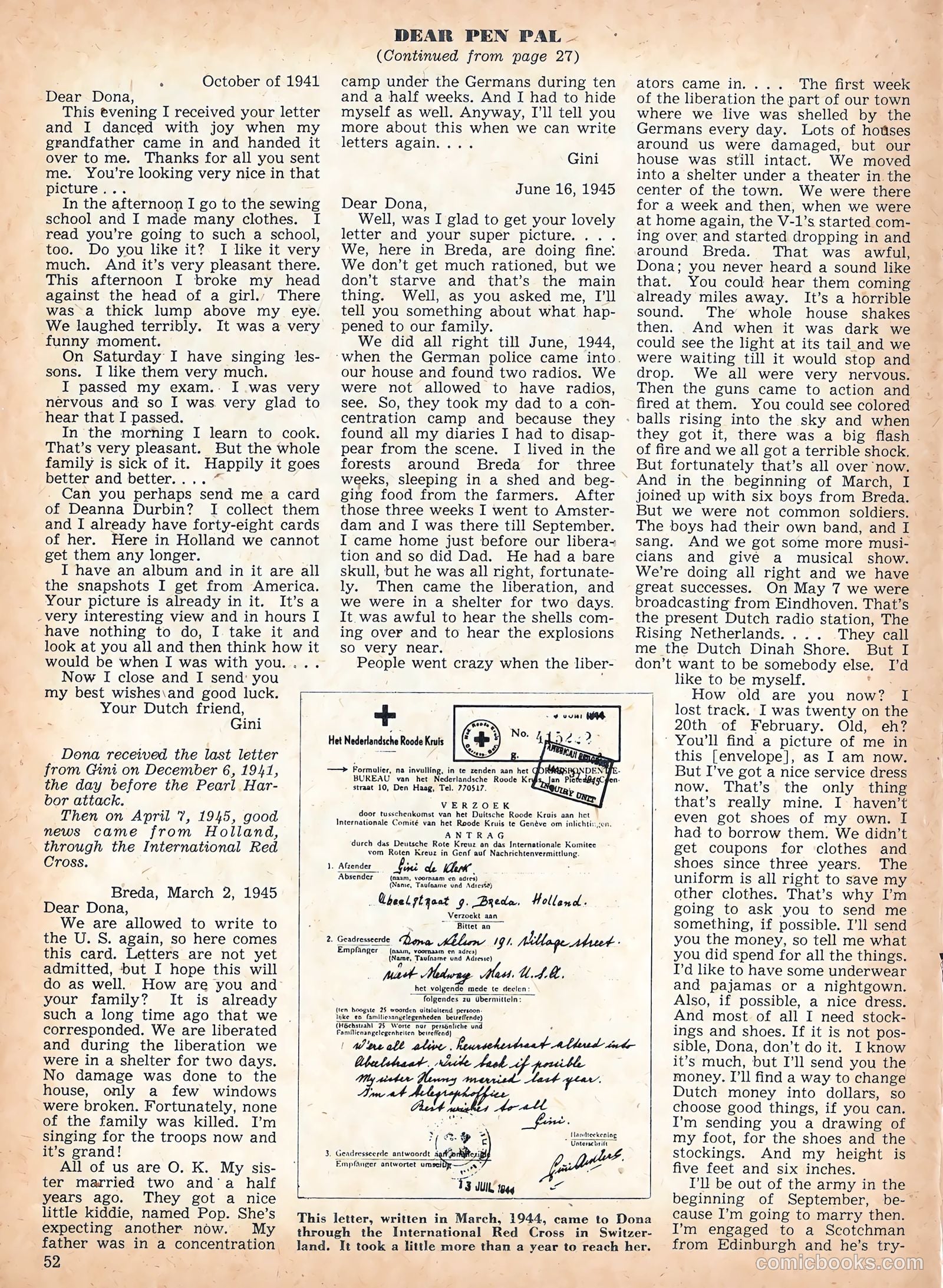 Calling All Girls #54 (1959) — page 53 of 85