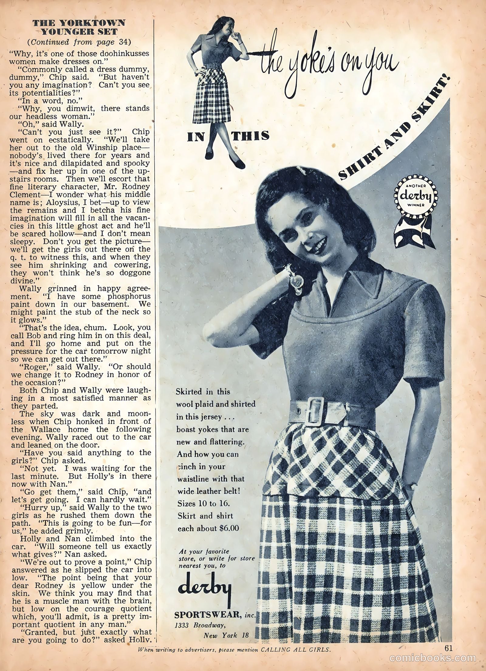 Calling All Girls #54 (1959) — page 62 of 85