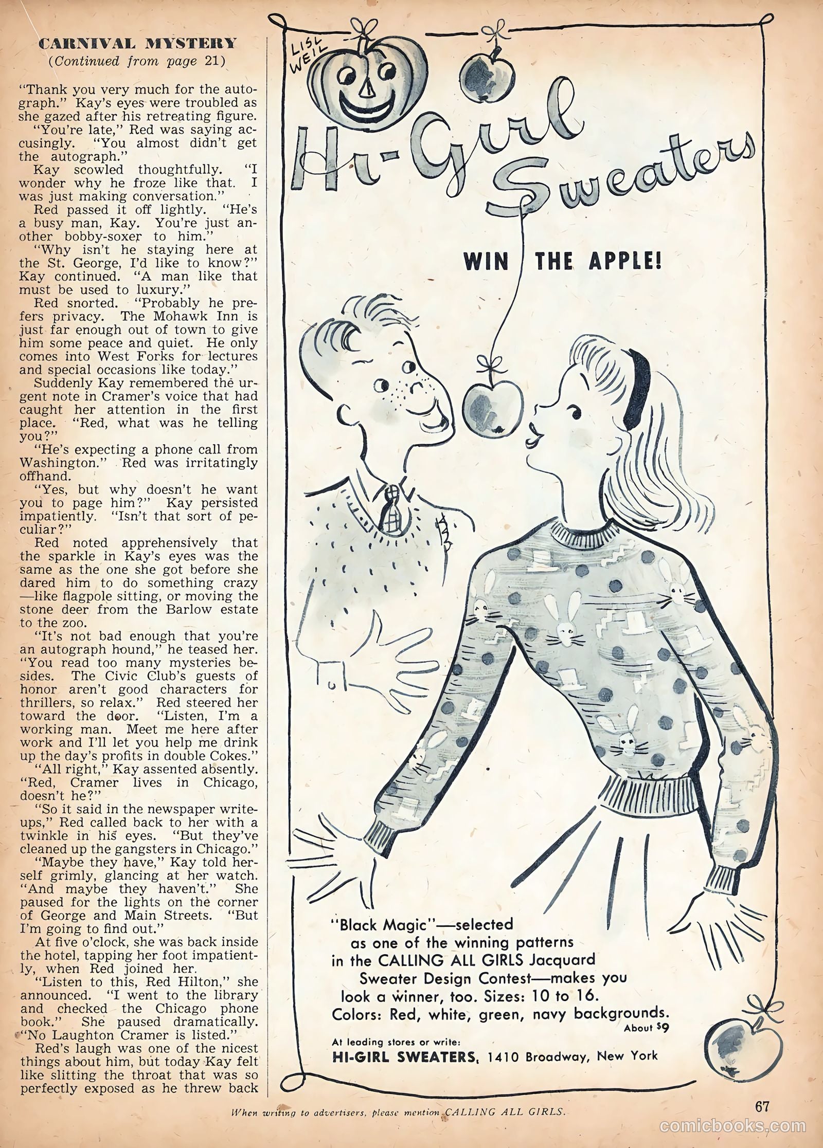 Calling All Girls #54 (1959) — page 68 of 85