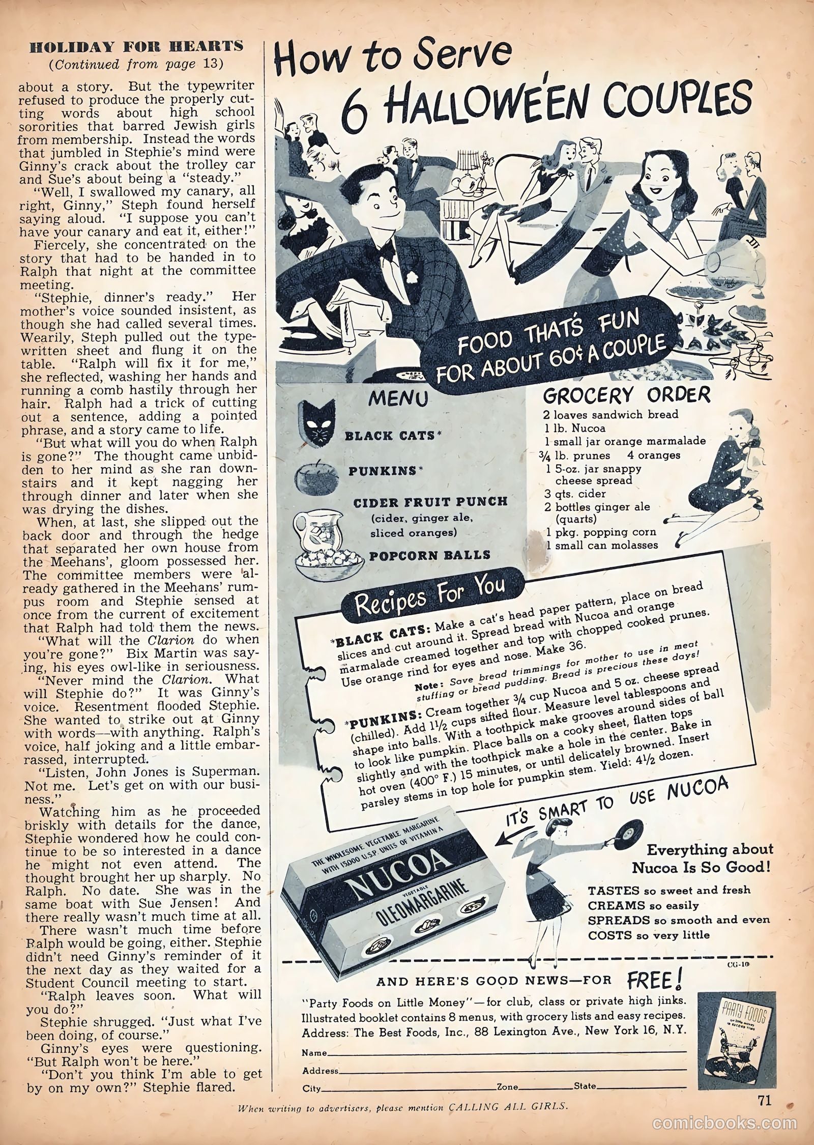Calling All Girls #54 (1959) — page 72 of 85