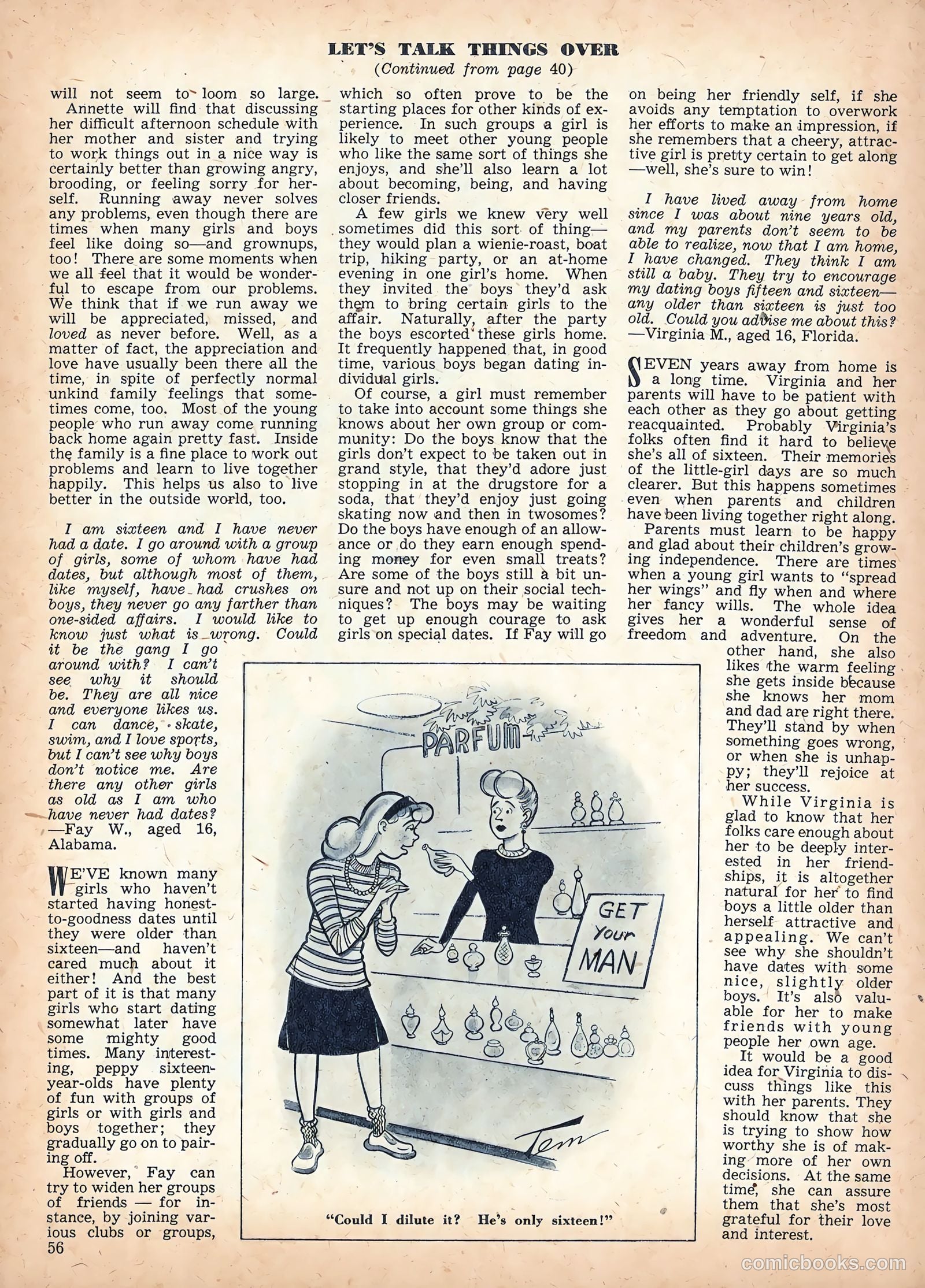 Calling All Girls #55 (1959) — page 62 of 90