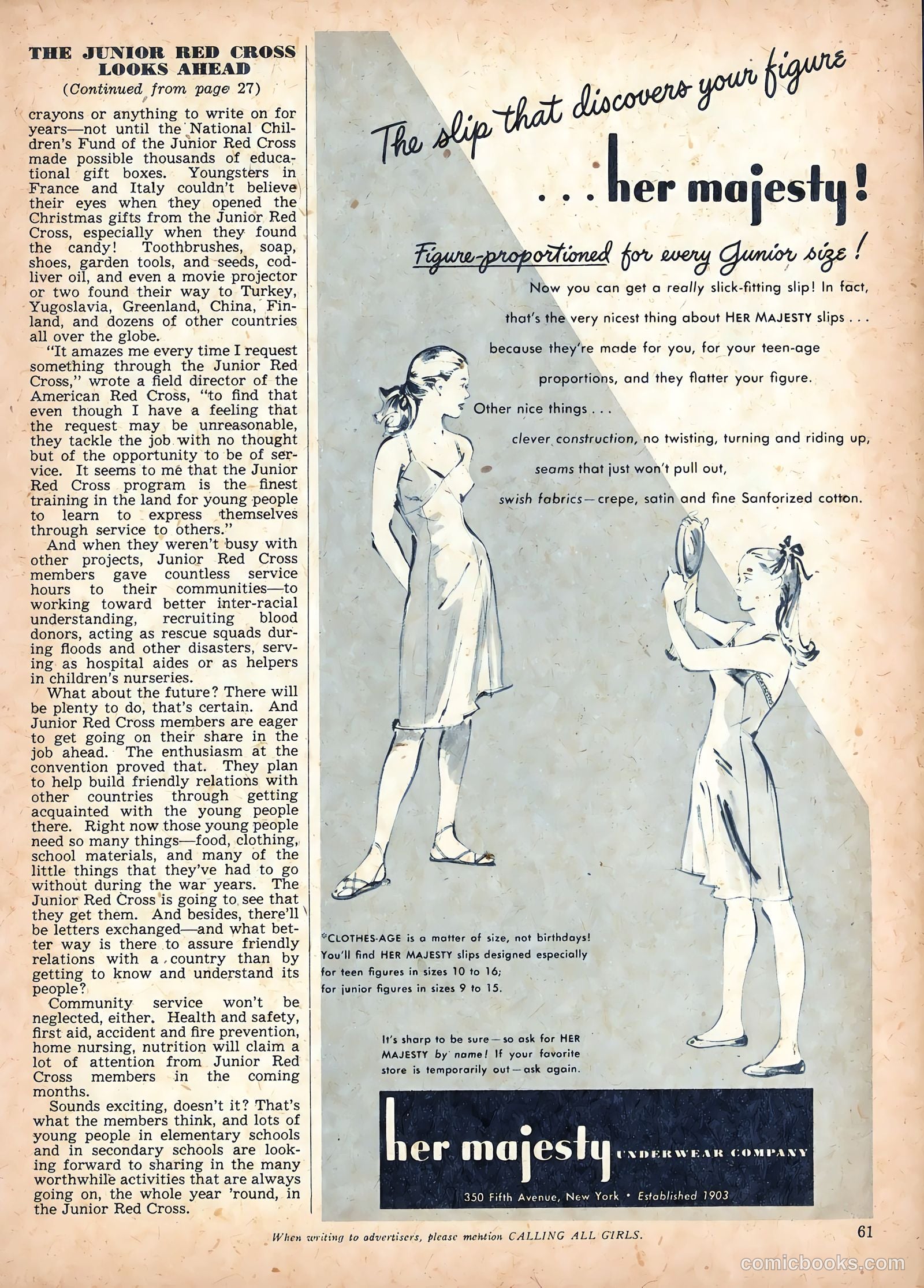 Calling All Girls #55 (1959) — page 67 of 90