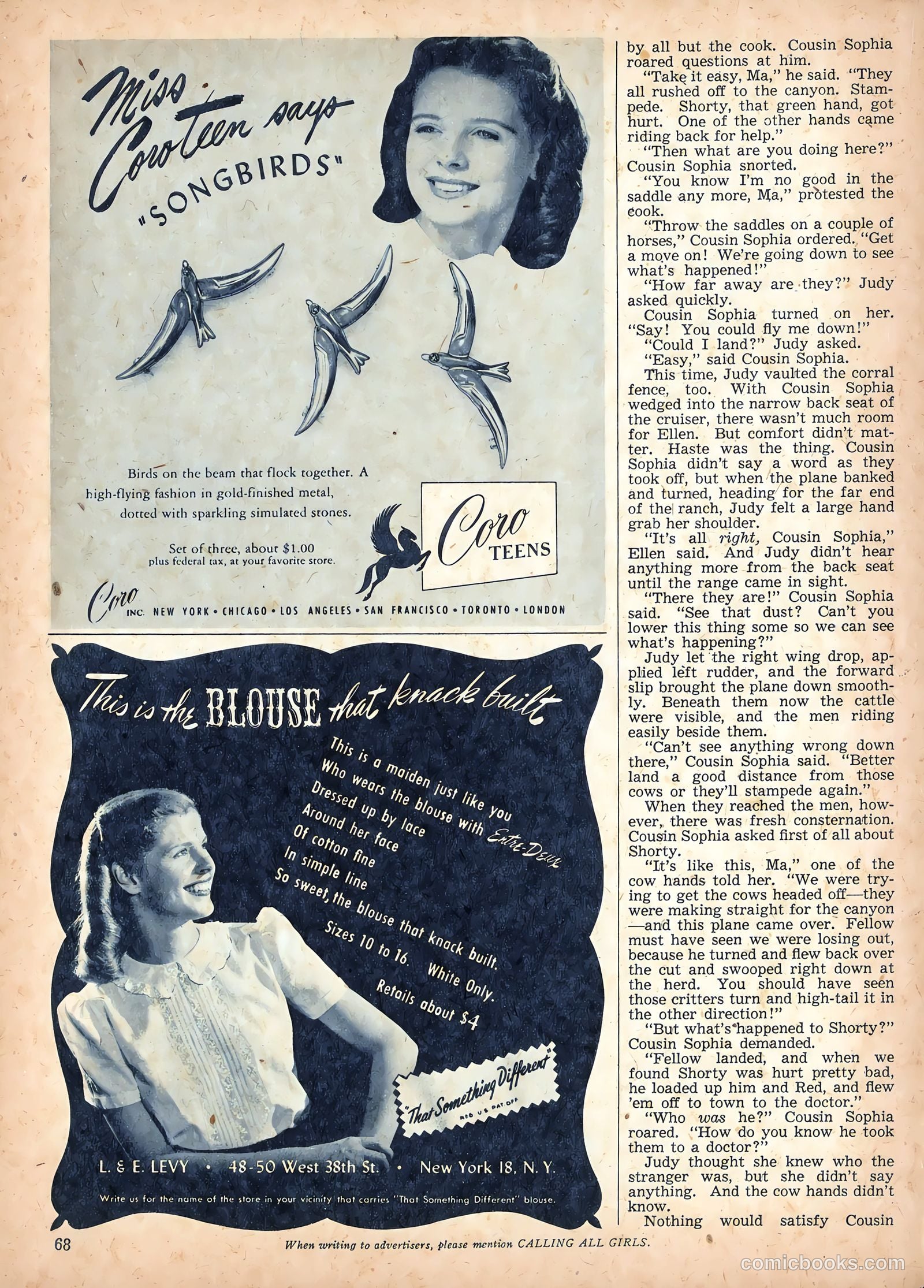 Calling All Girls #55 (1959) — page 74 of 90