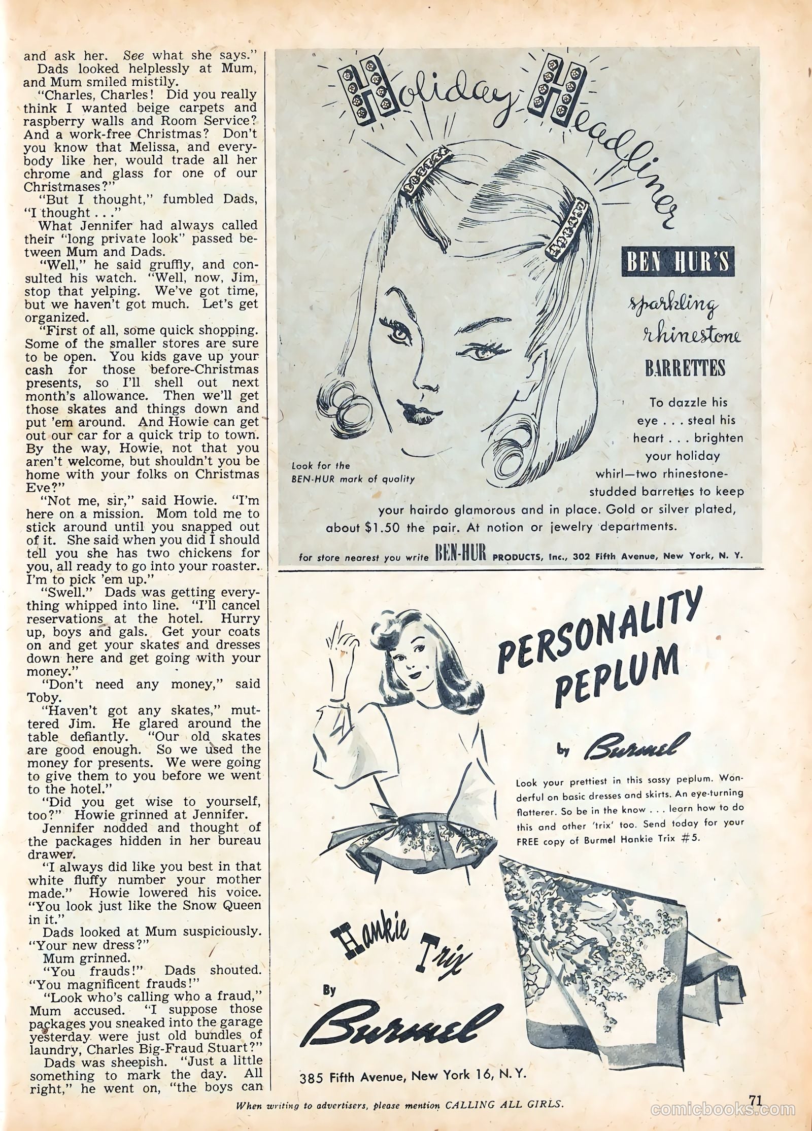 Calling All Girls #56 (1959) — page 64 of 76