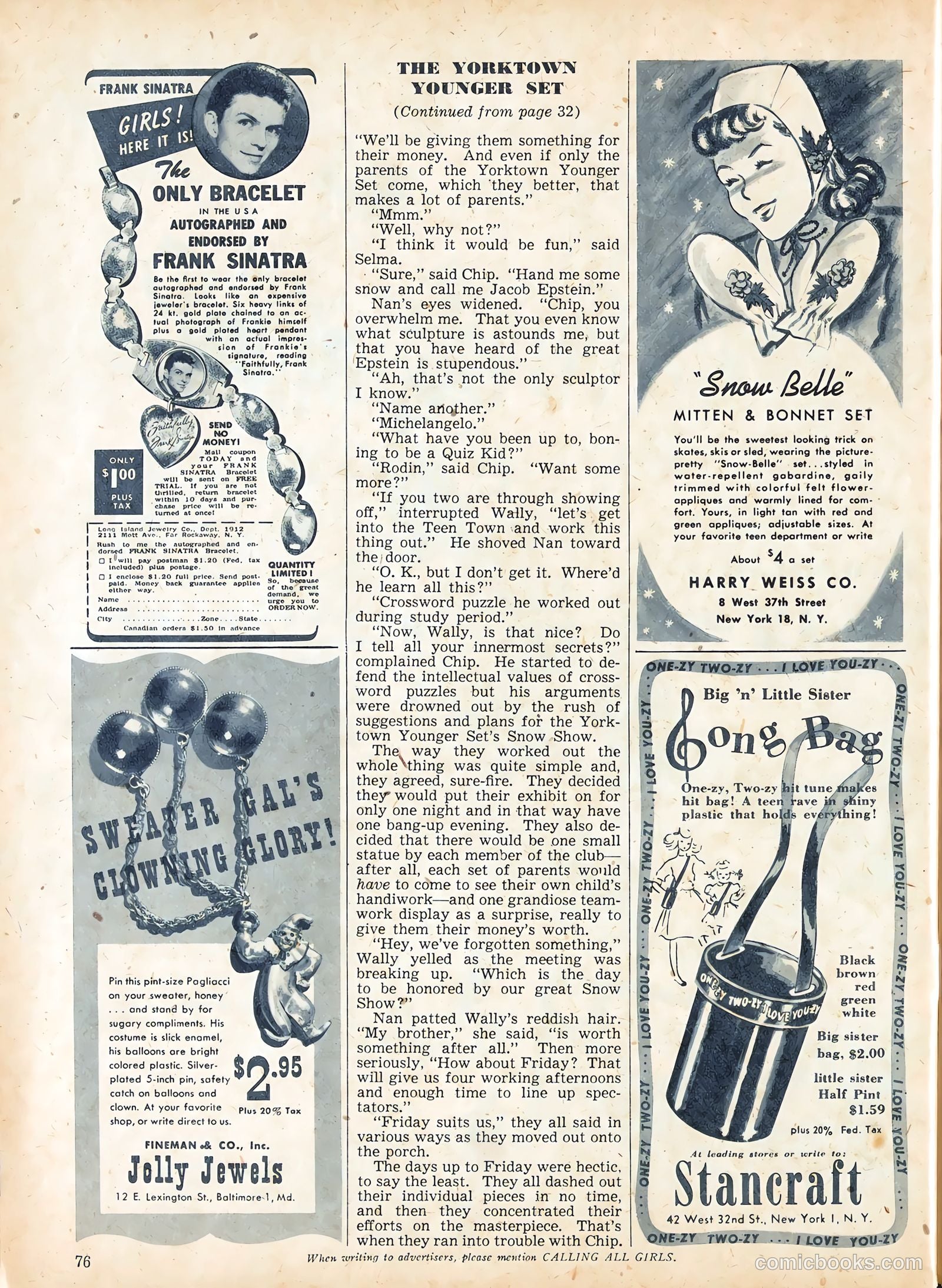 Calling All Girls #56 (1959) — page 68 of 76