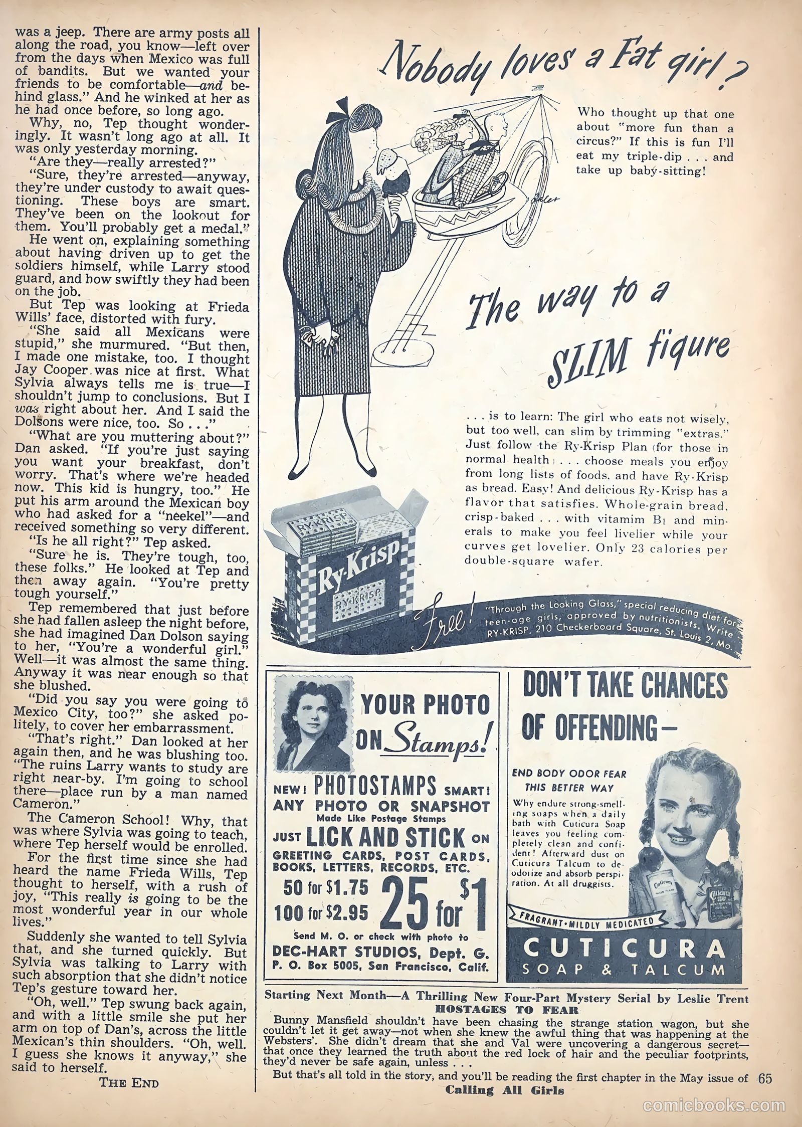 Calling All Girls #61 (1960) — page 72 of 75