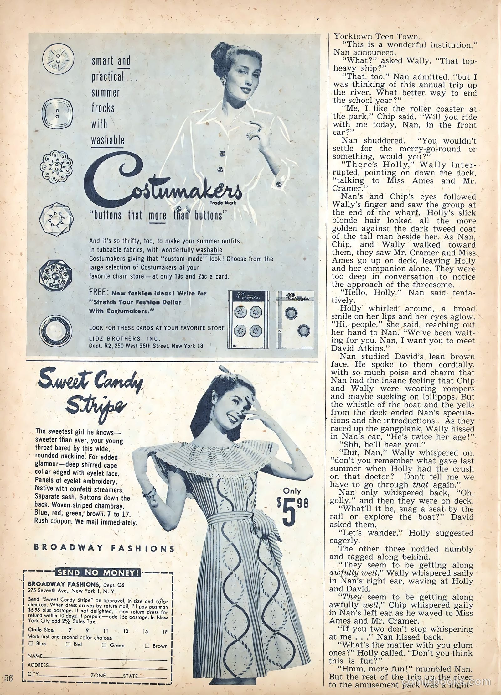 Calling All Girls #62 (1960) — page 58 of 70