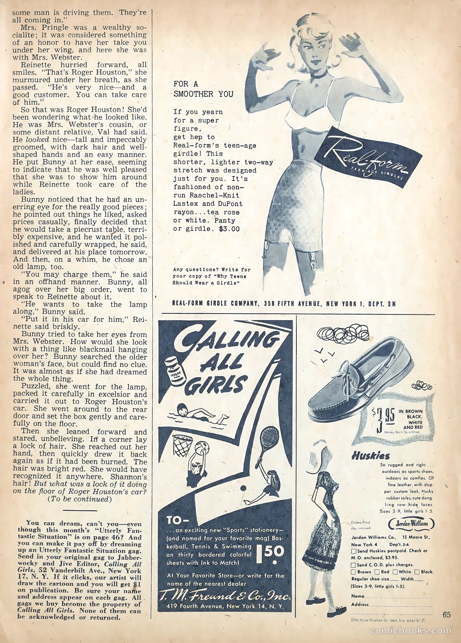 Calling All Girls #62 (1960) — page 67 of 70