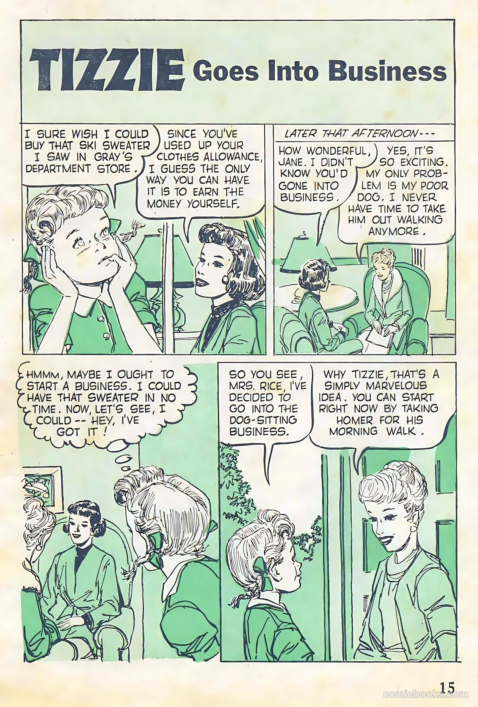 Calling All Girls #64 (1960) — page 15 of 124