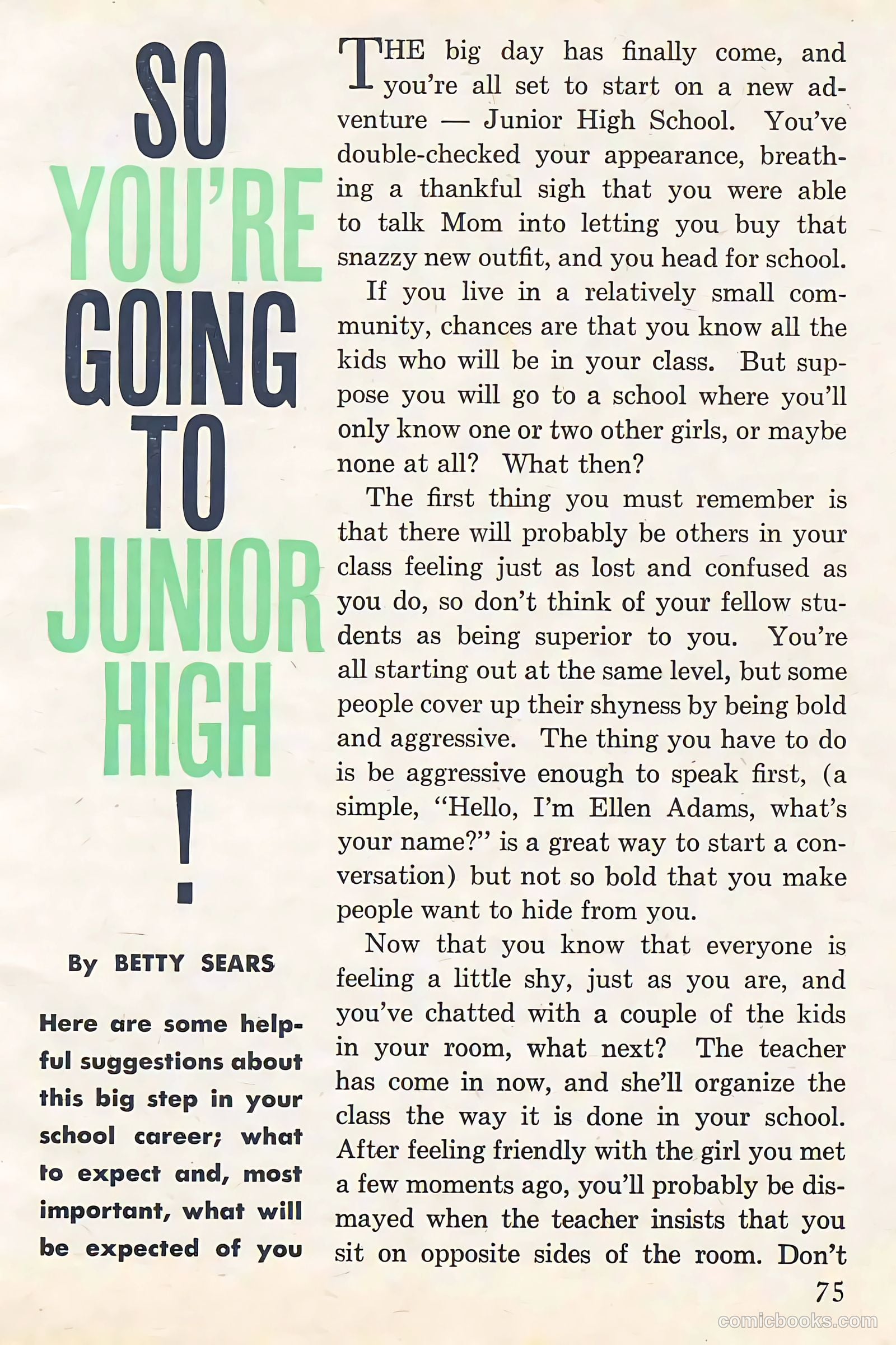Calling All Girls #64 (1960) — page 75 of 124
