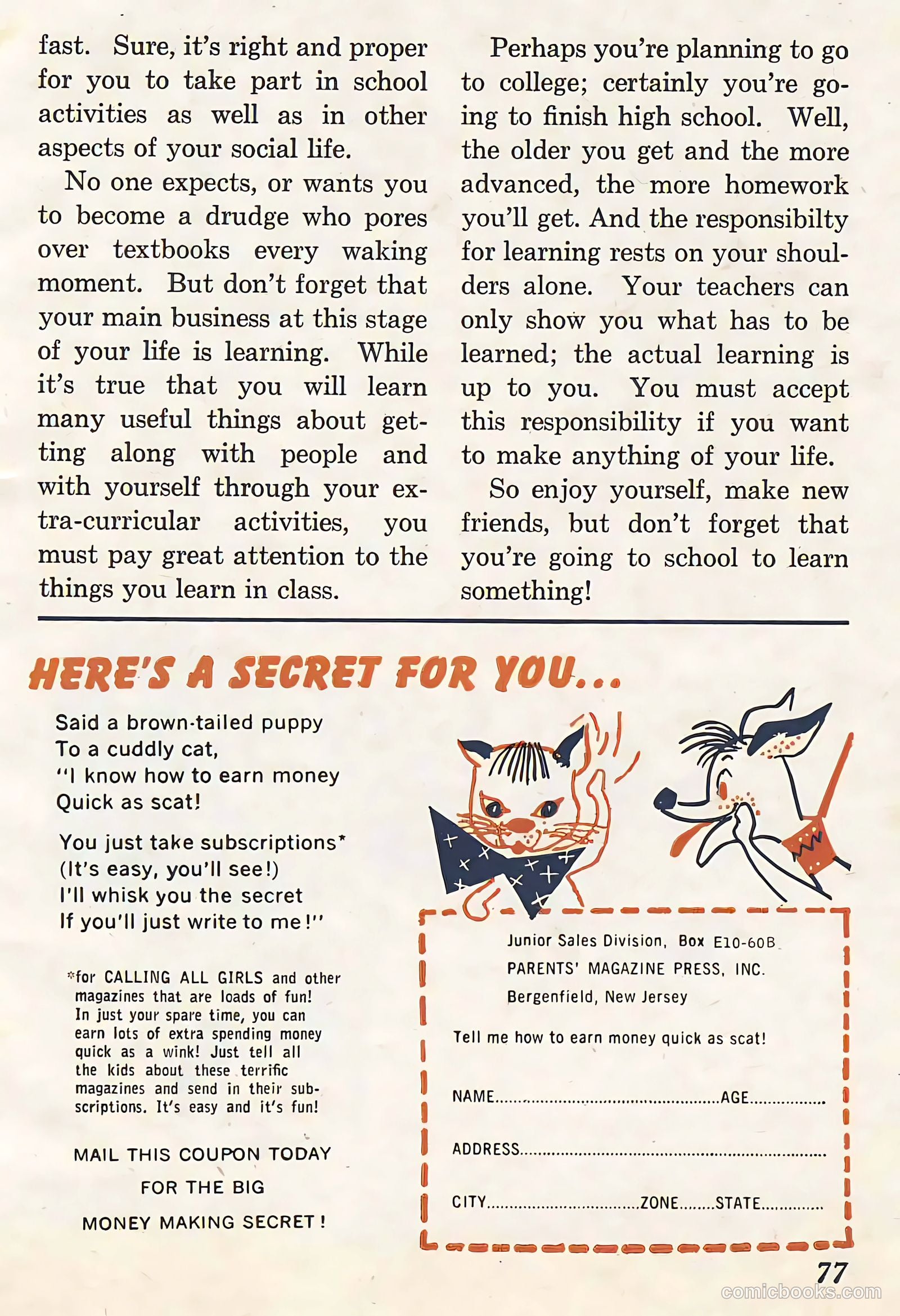 Calling All Girls #64 (1960) — page 77 of 124