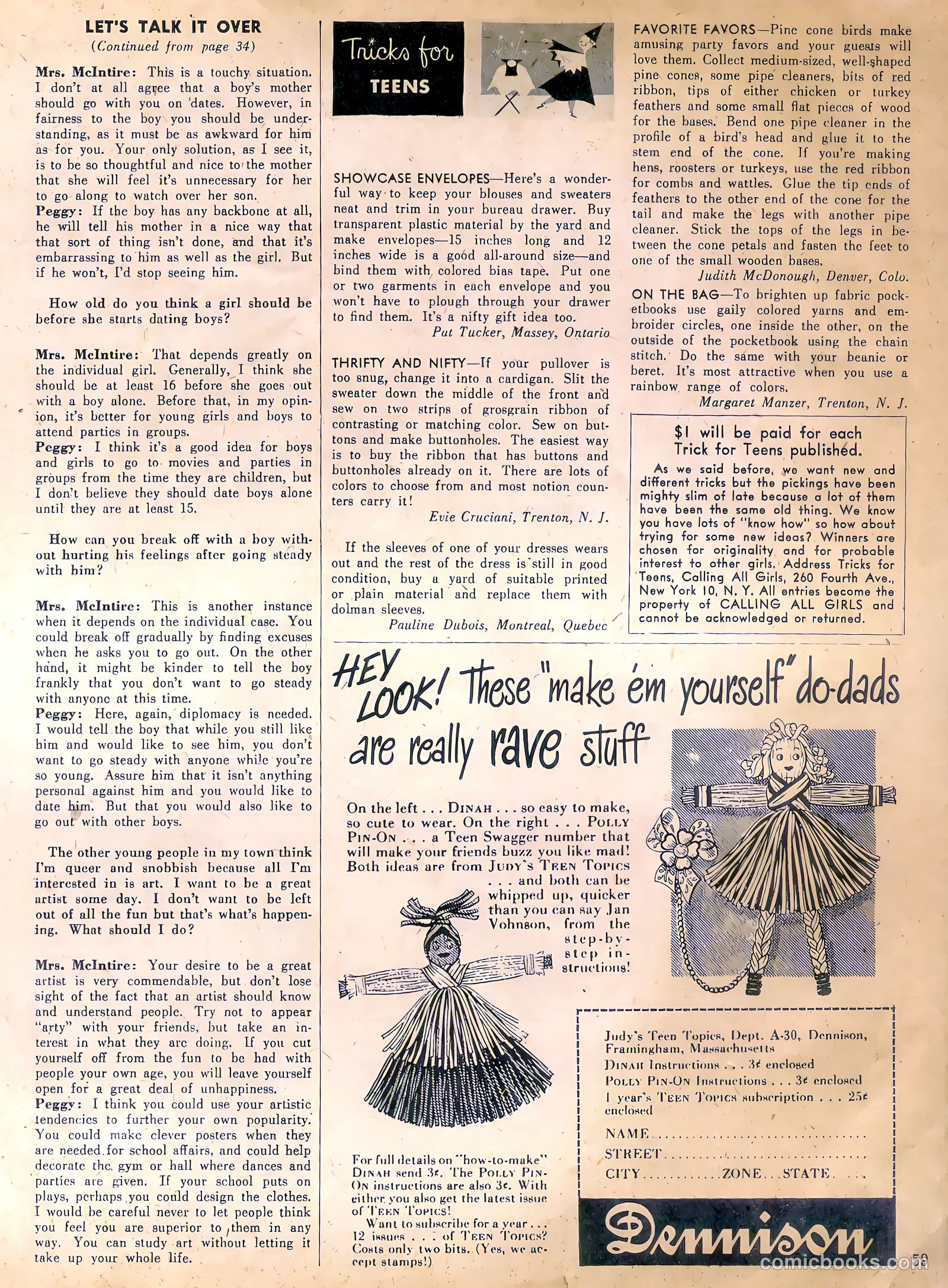 Calling All Girls #69 (1961) — page 59 of 70