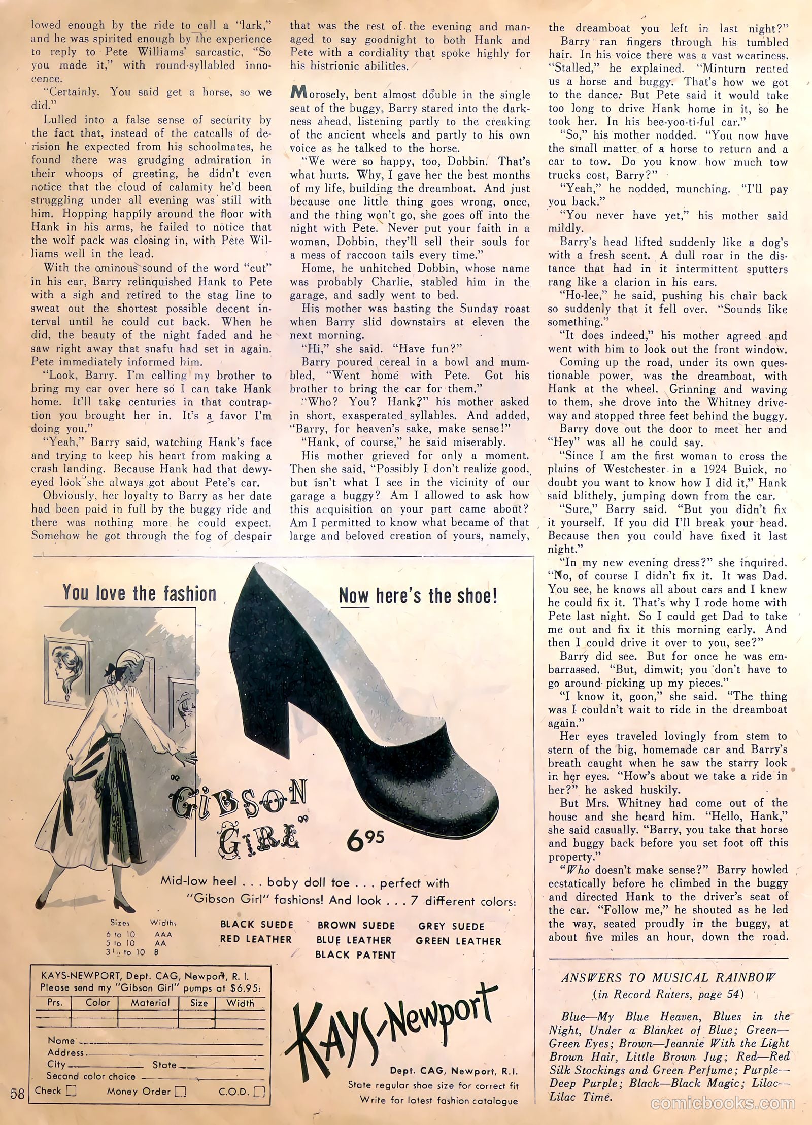 Calling All Girls #69 (1948) — page 58 of 70
