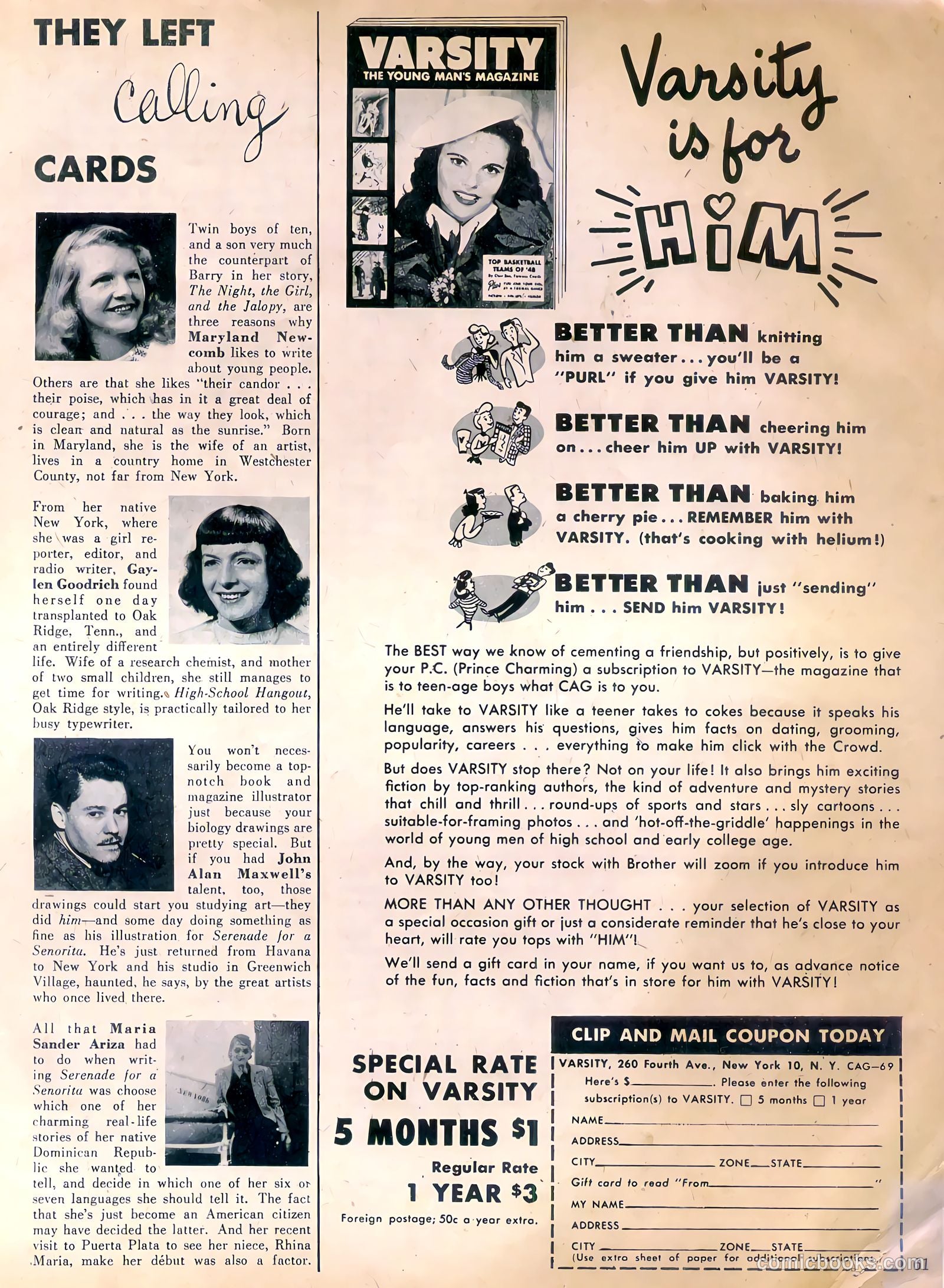 Calling All Girls #69 (1948) — page 61 of 70