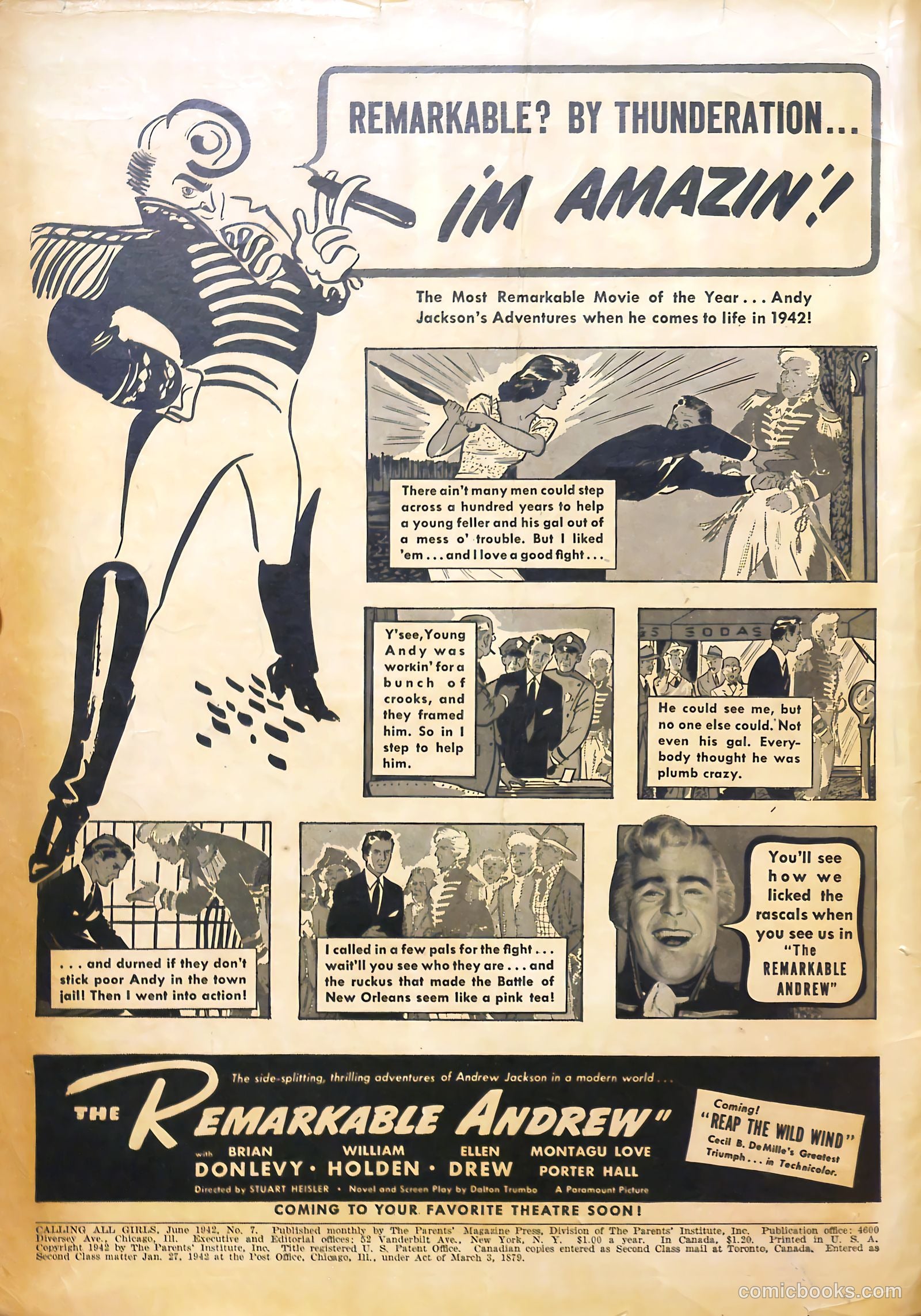 Calling All Girls #7 (1942) — page 2 of 60