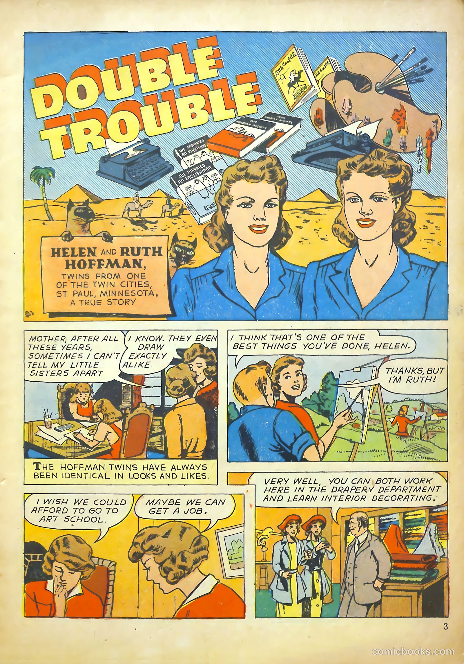 Calling All Girls #7 (1942) — page 3 of 60