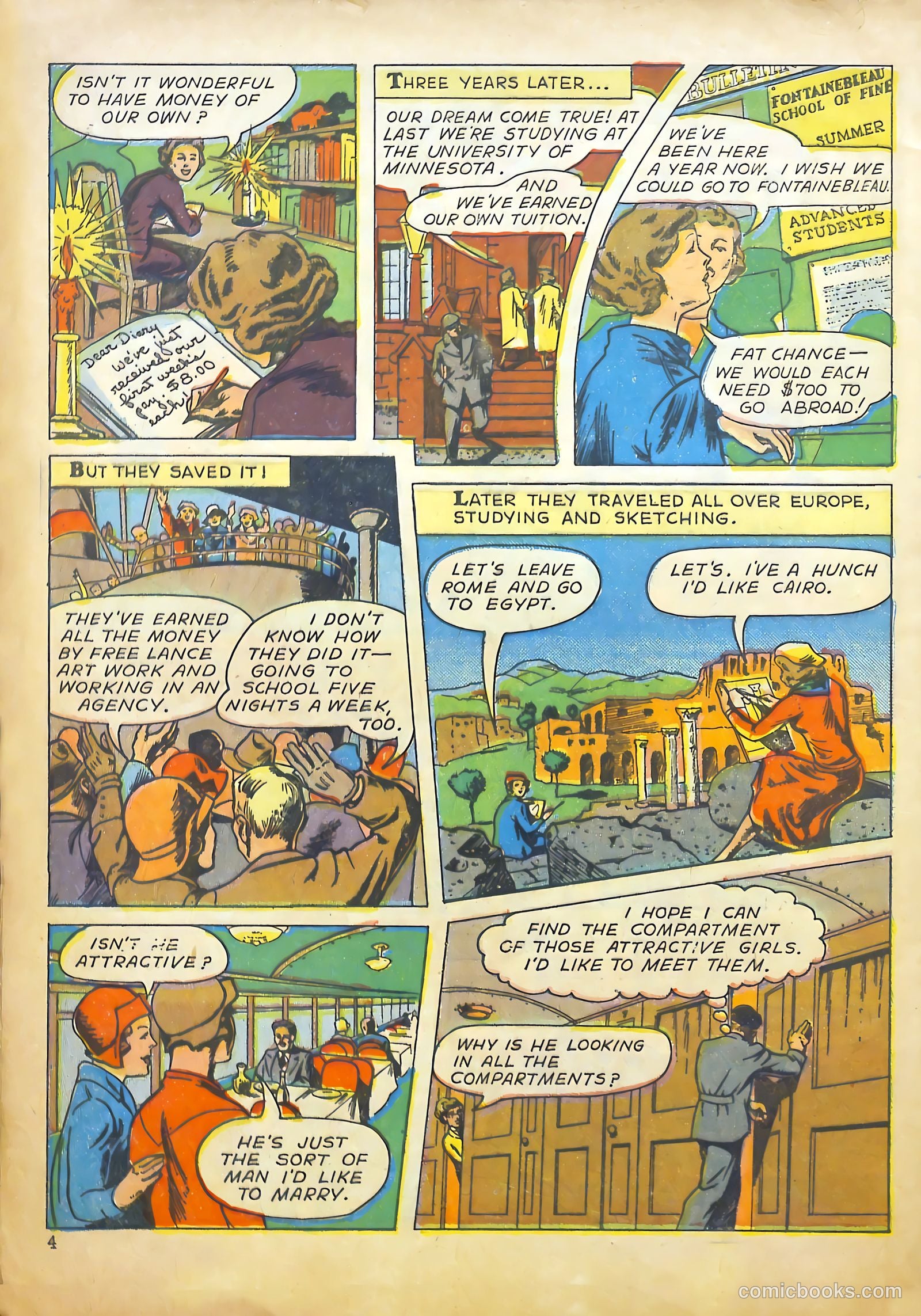 Calling All Girls #7 (1942) — page 4 of 60