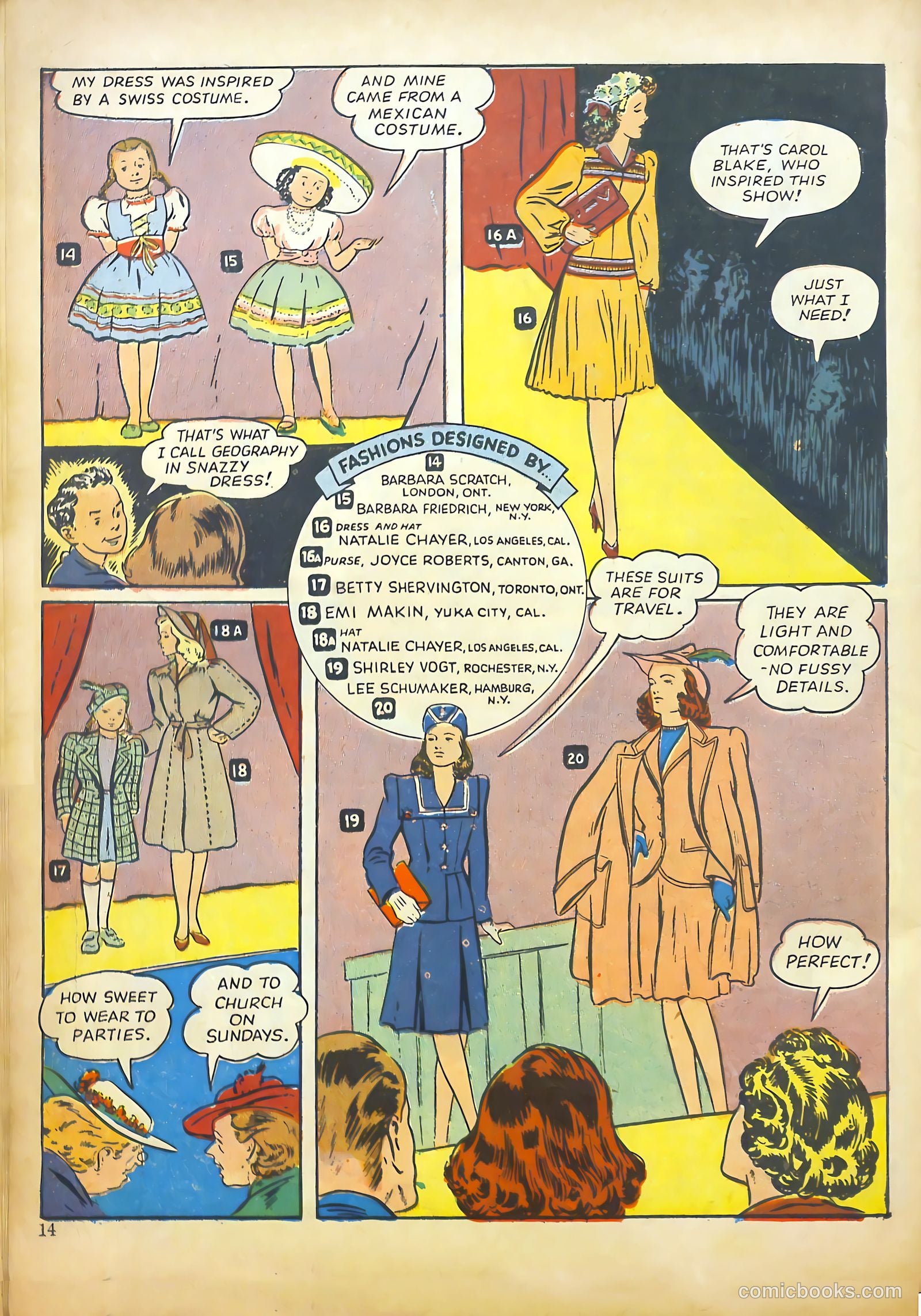 Calling All Girls #7 (1942) — page 14 of 60