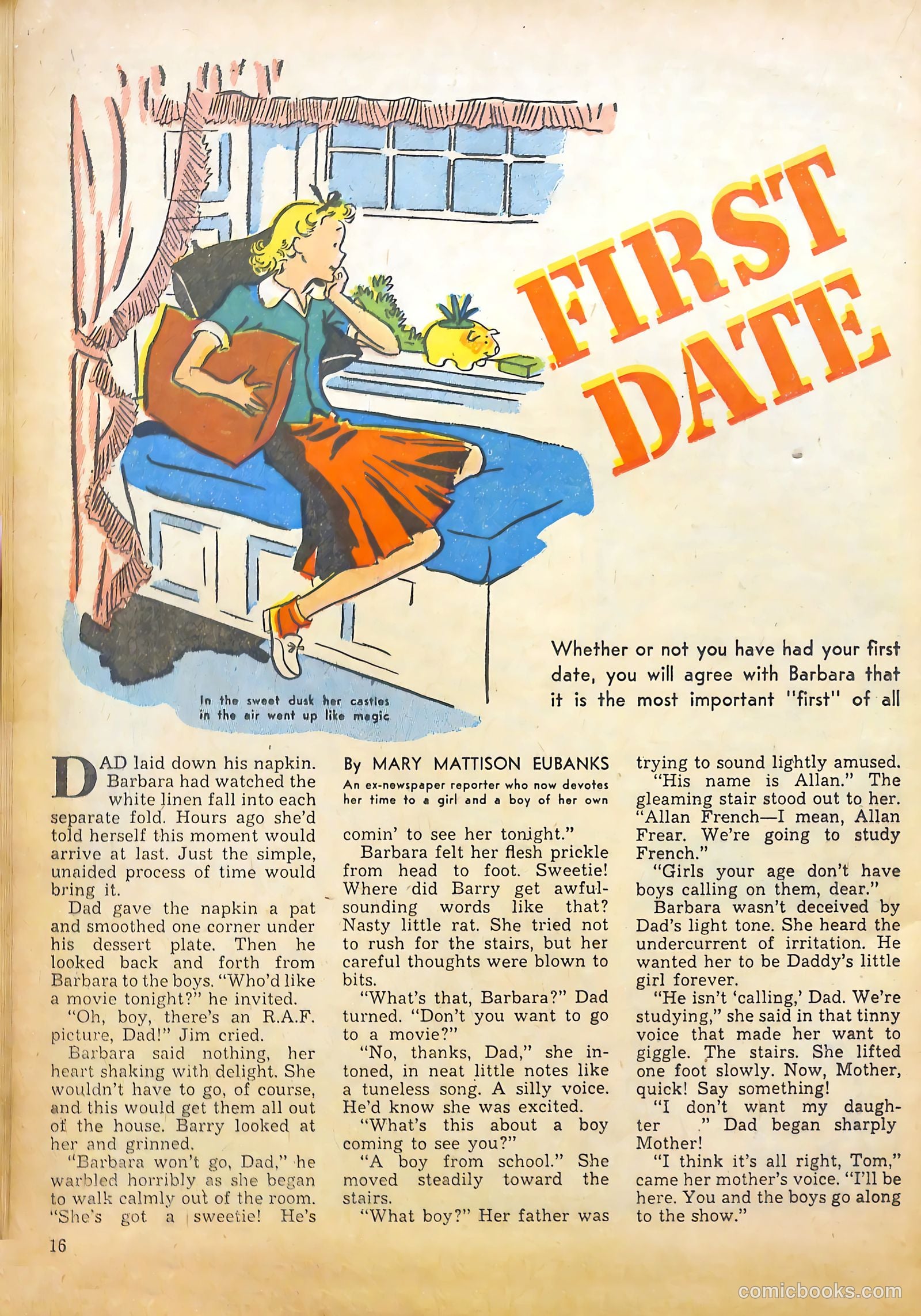 Calling All Girls #7 (1942) — page 16 of 60