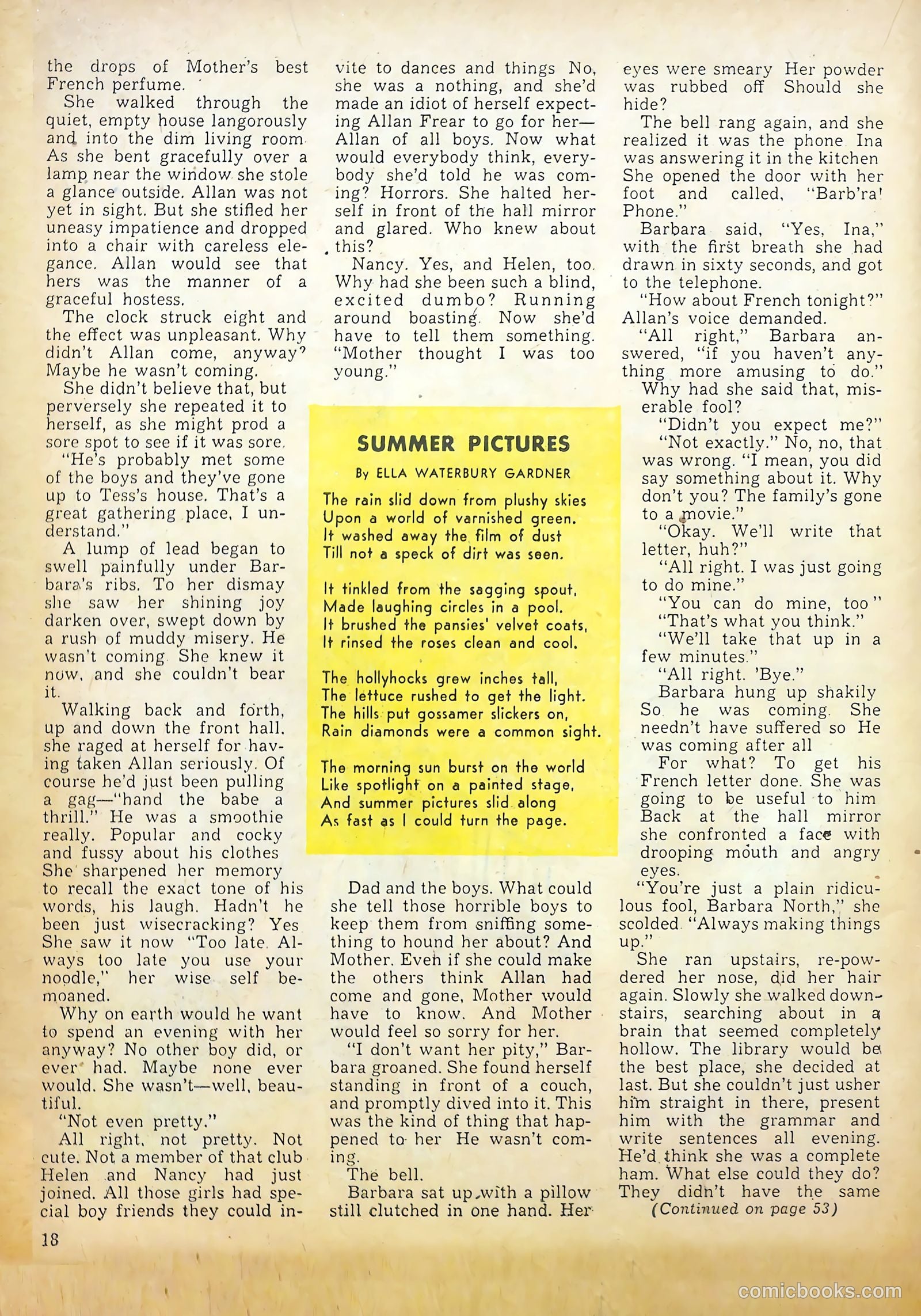 Calling All Girls #7 (1942) — page 18 of 60