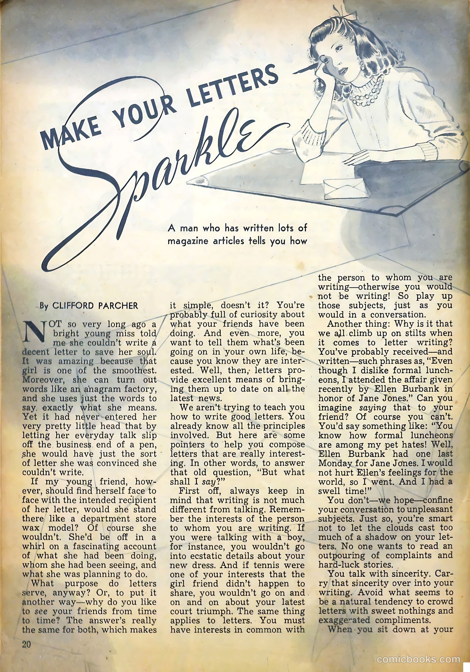 Calling All Girls #7 (1942) — page 20 of 60